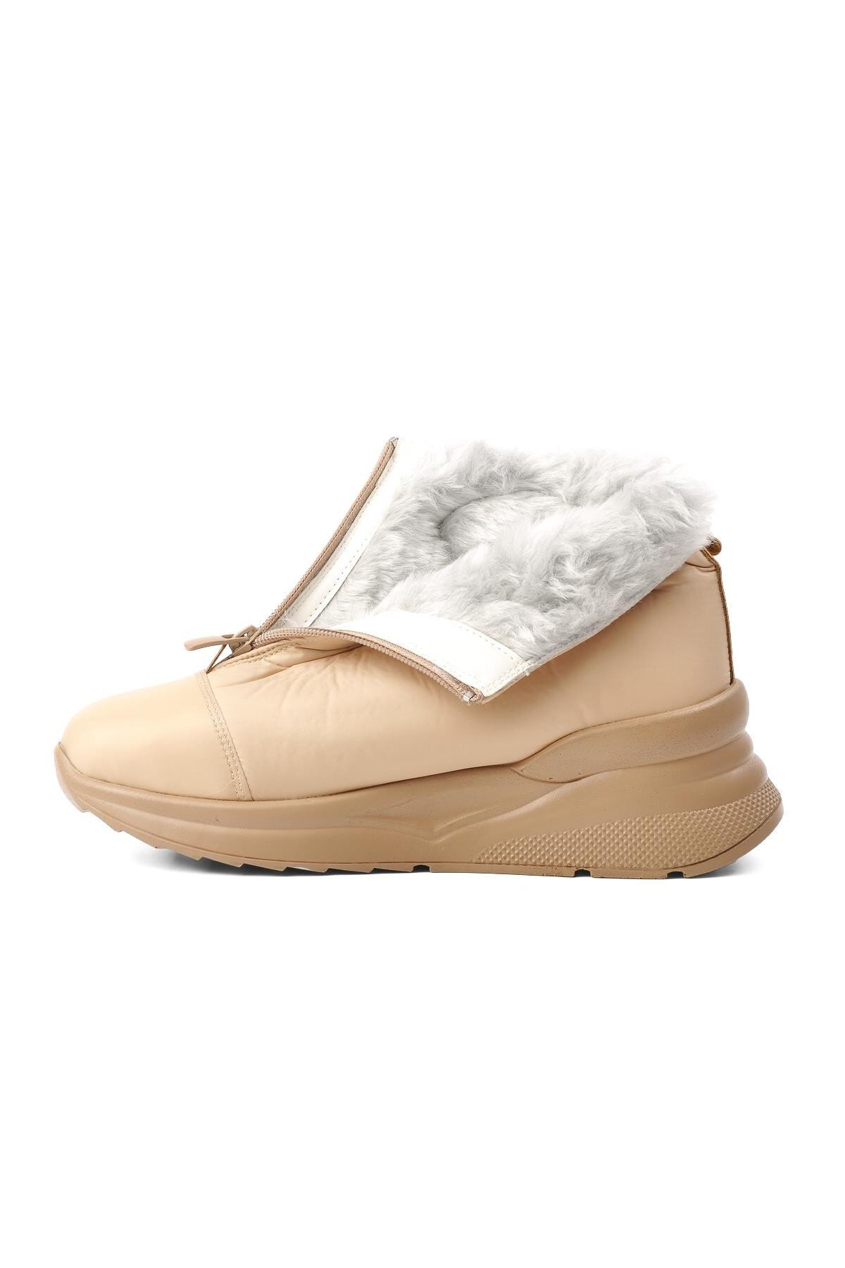 Ayakmod Bej Kadın Kar Botu