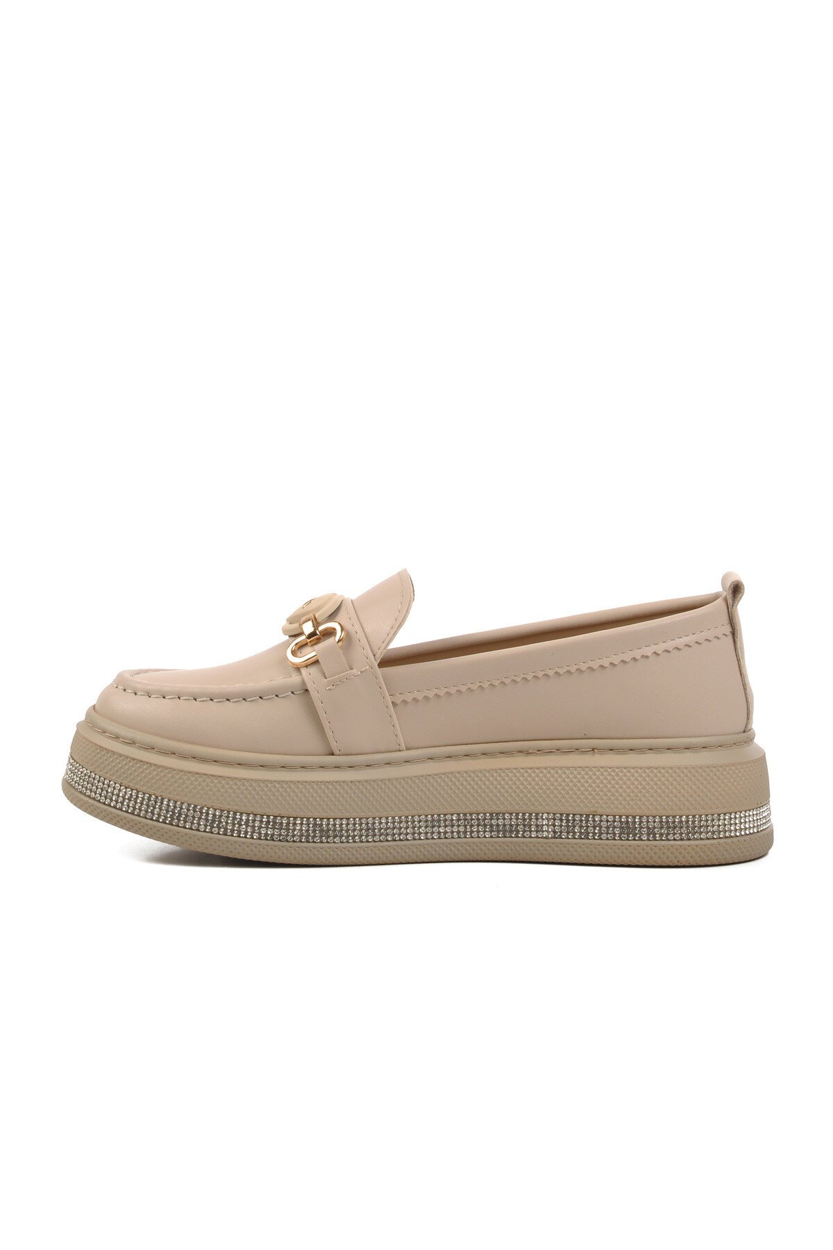 Ayakmod Bej Kadın Günlük Ayakkabı