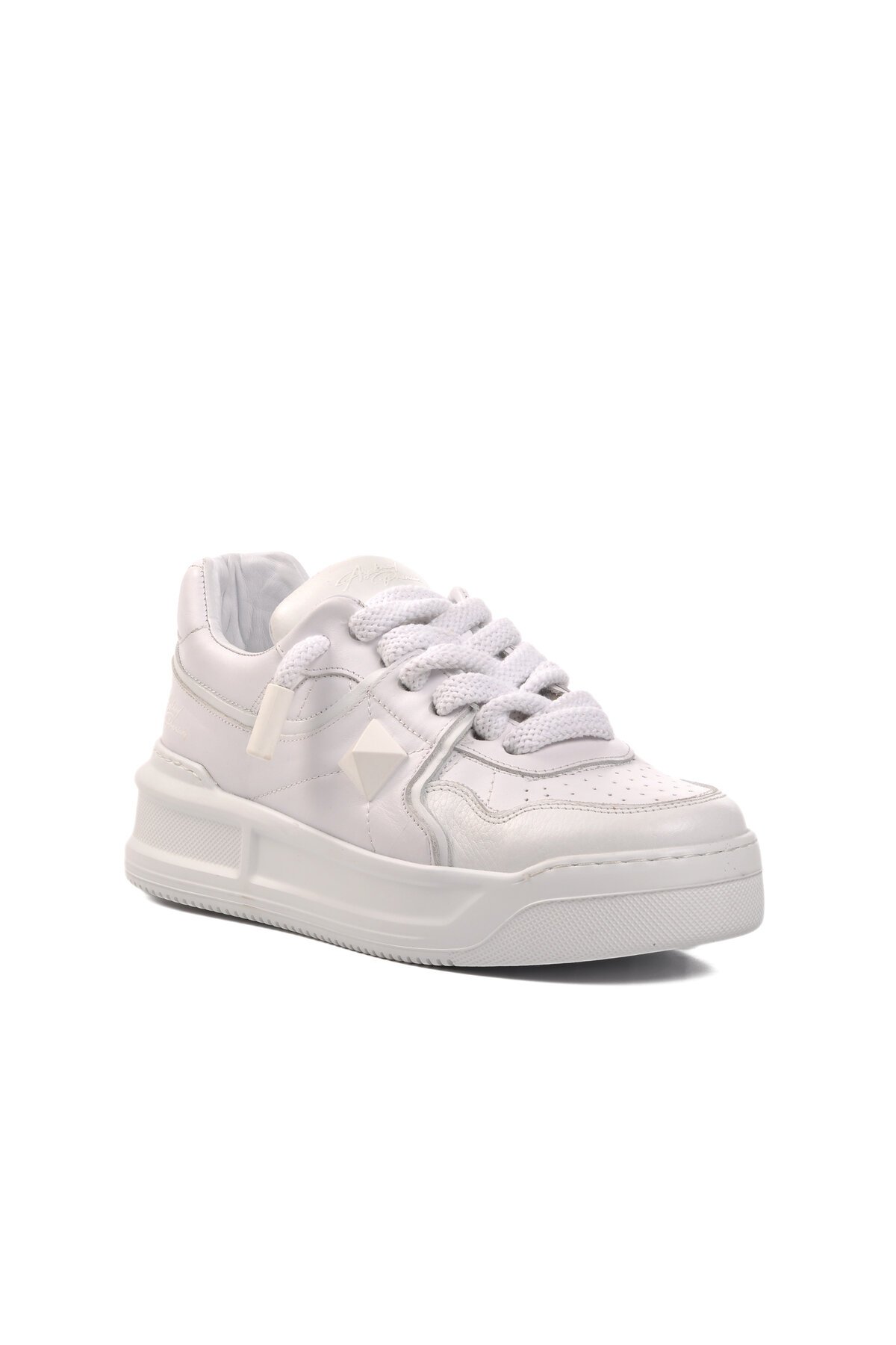 Ayakmod Beyaz Cilt Erkek Sneaker