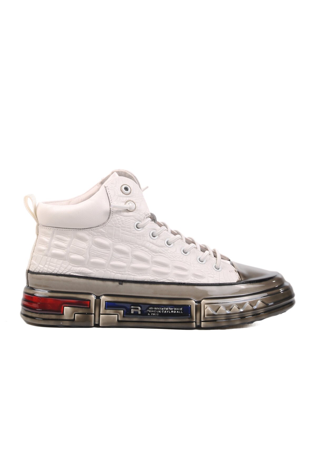 Guja Beyaz Hakiki Deri Erkek Spor Ayakkabı