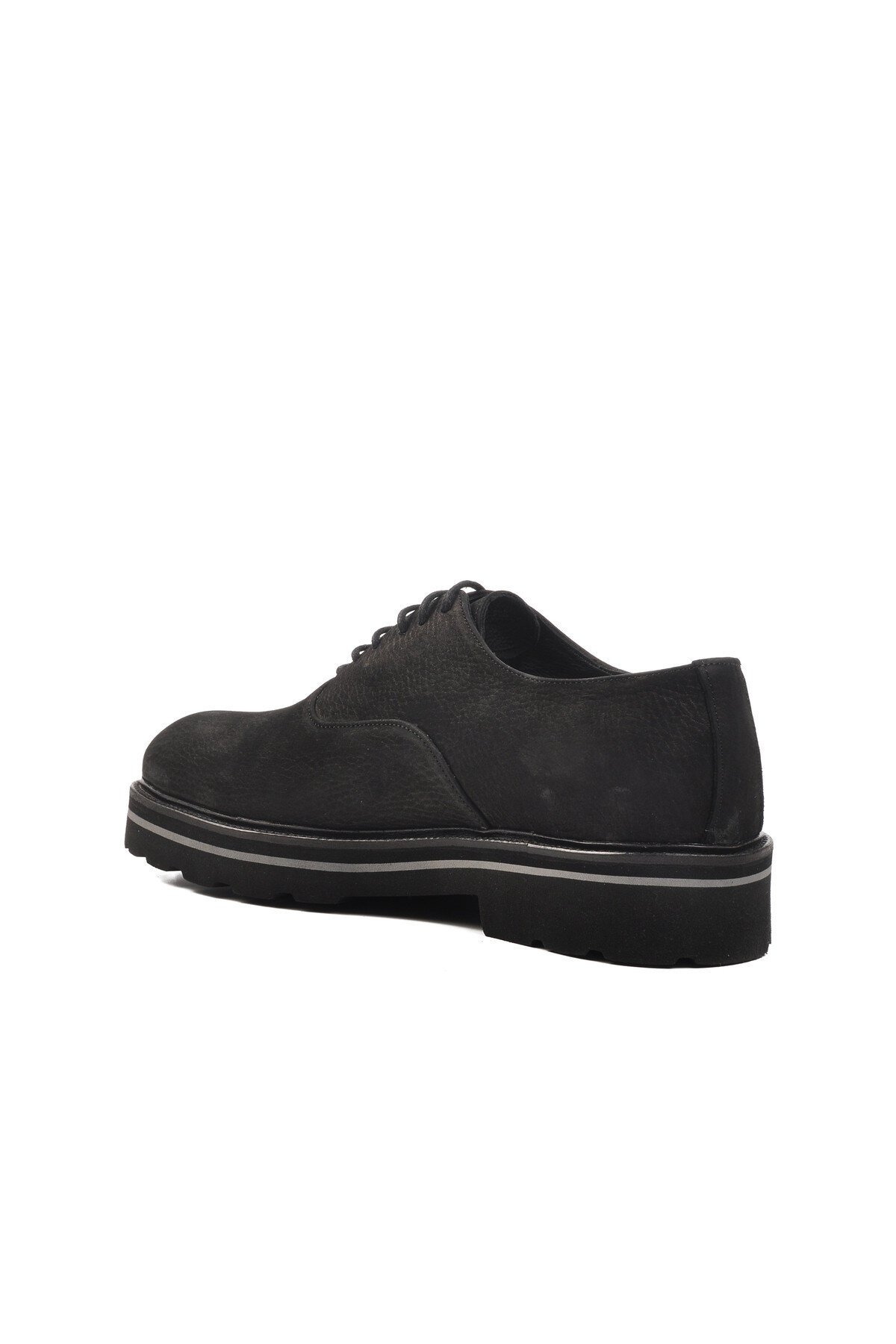 Ayakmod Siyah Nubuk Hakiki Deri Erkek Casual Ayakkabı