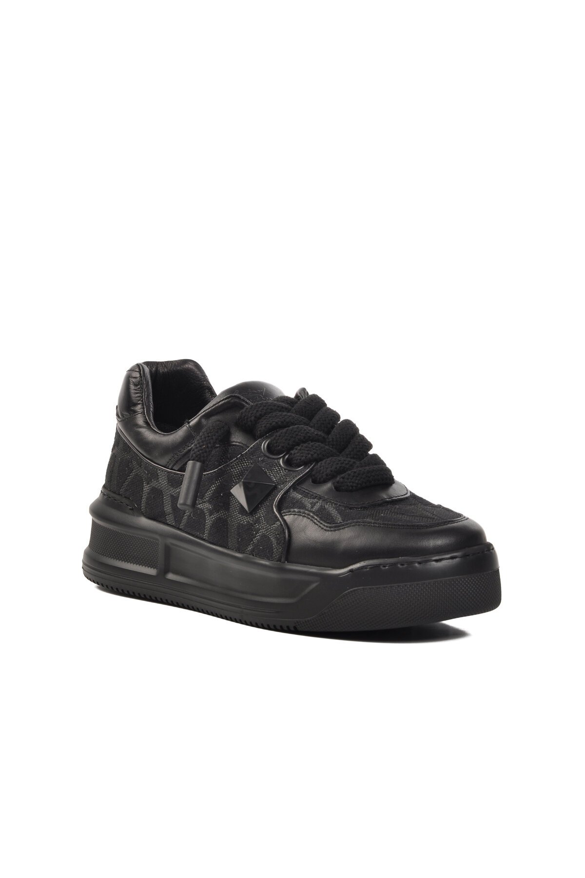Ayakmod Siyah-Siyah Erkek Sneaker