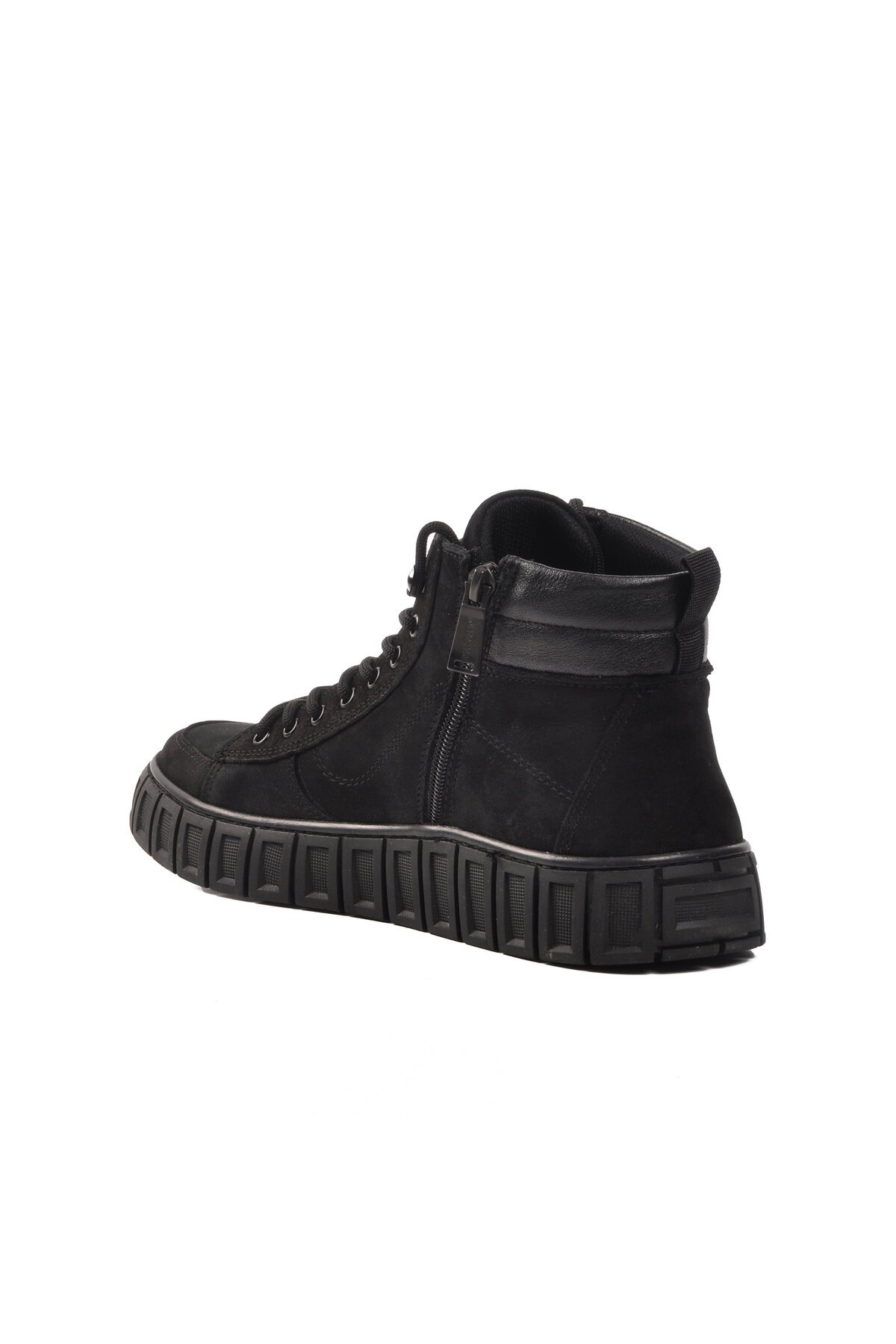 Bulldozer Siyah Nubuk Erkek Bot