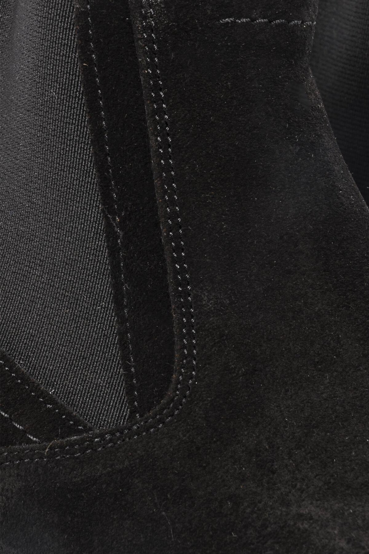 Ayakmod Hakiki Deri Siyah Nubuk Hakiki Deri Erkek Klasik Ayakkabı