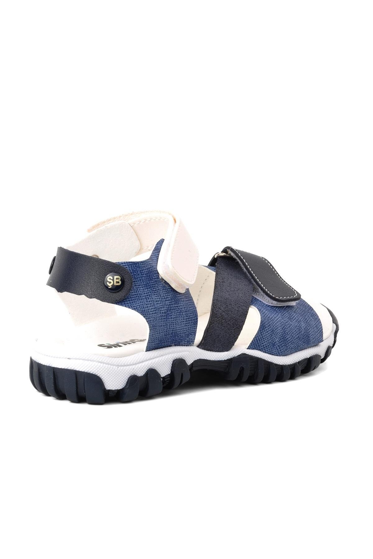 Ayakmod Kot Mavi Erkek Çocuk Sandalet