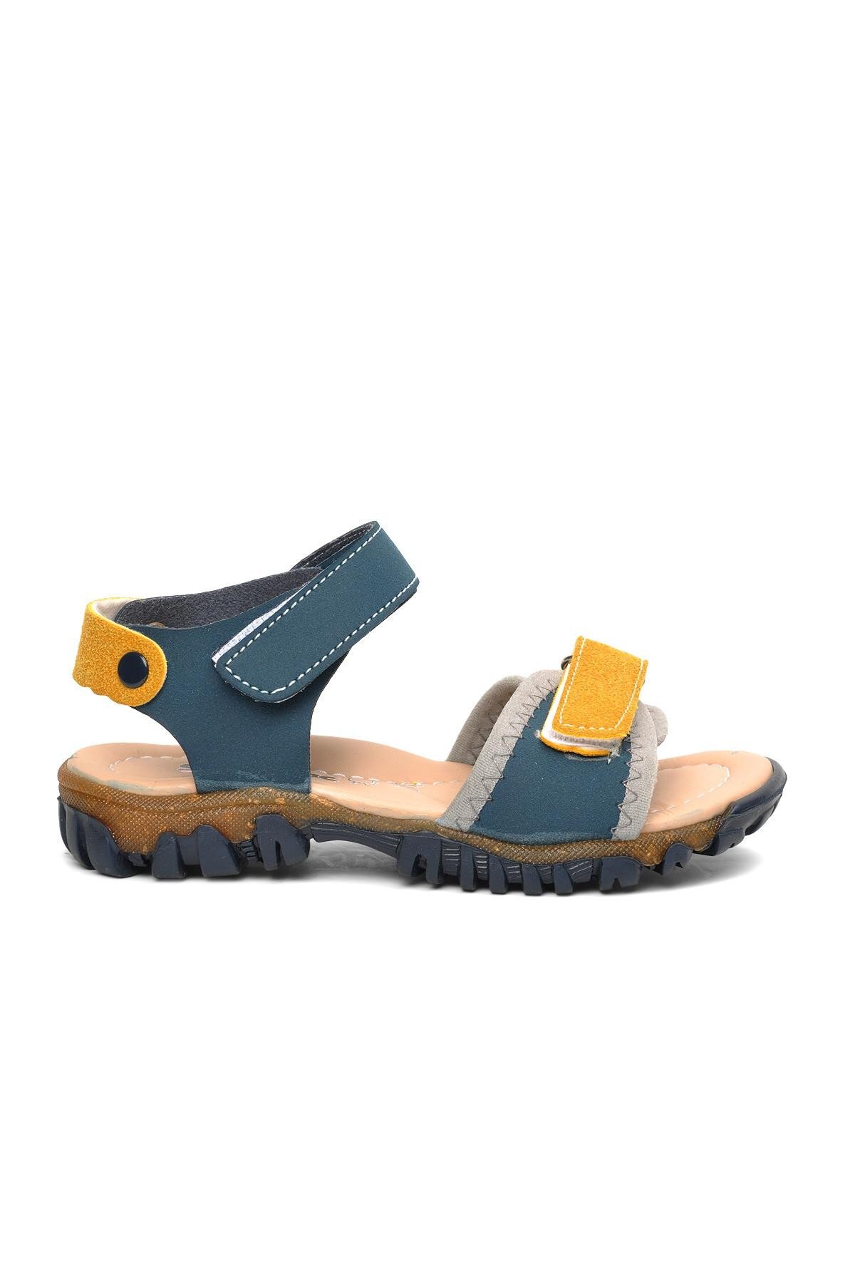 Ayakmod Lacivert-Hardal Erkek Çocuk Sandalet