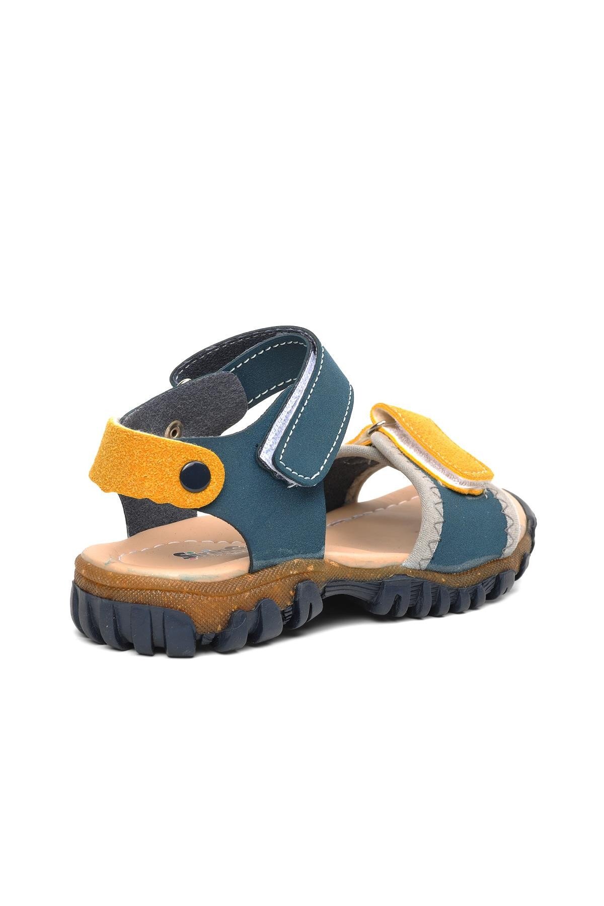 Ayakmod Lacivert-Hardal Erkek Çocuk Sandalet
