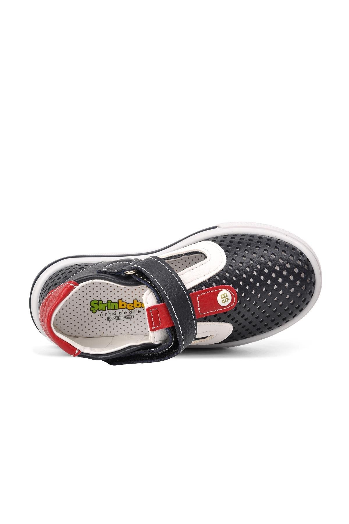 Ayakmod Lacivert-Kırmızı Bebek Günlük Ayakkabı