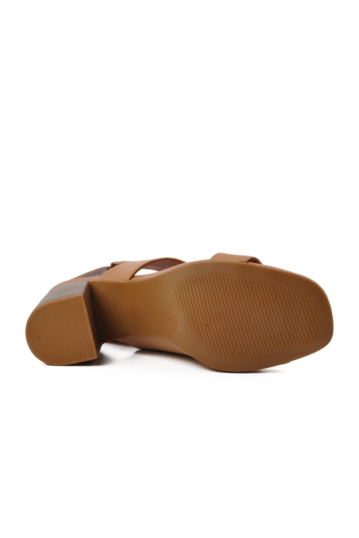 Venüs Nude Hakiki Deri Kadın Topuklu Sandalet