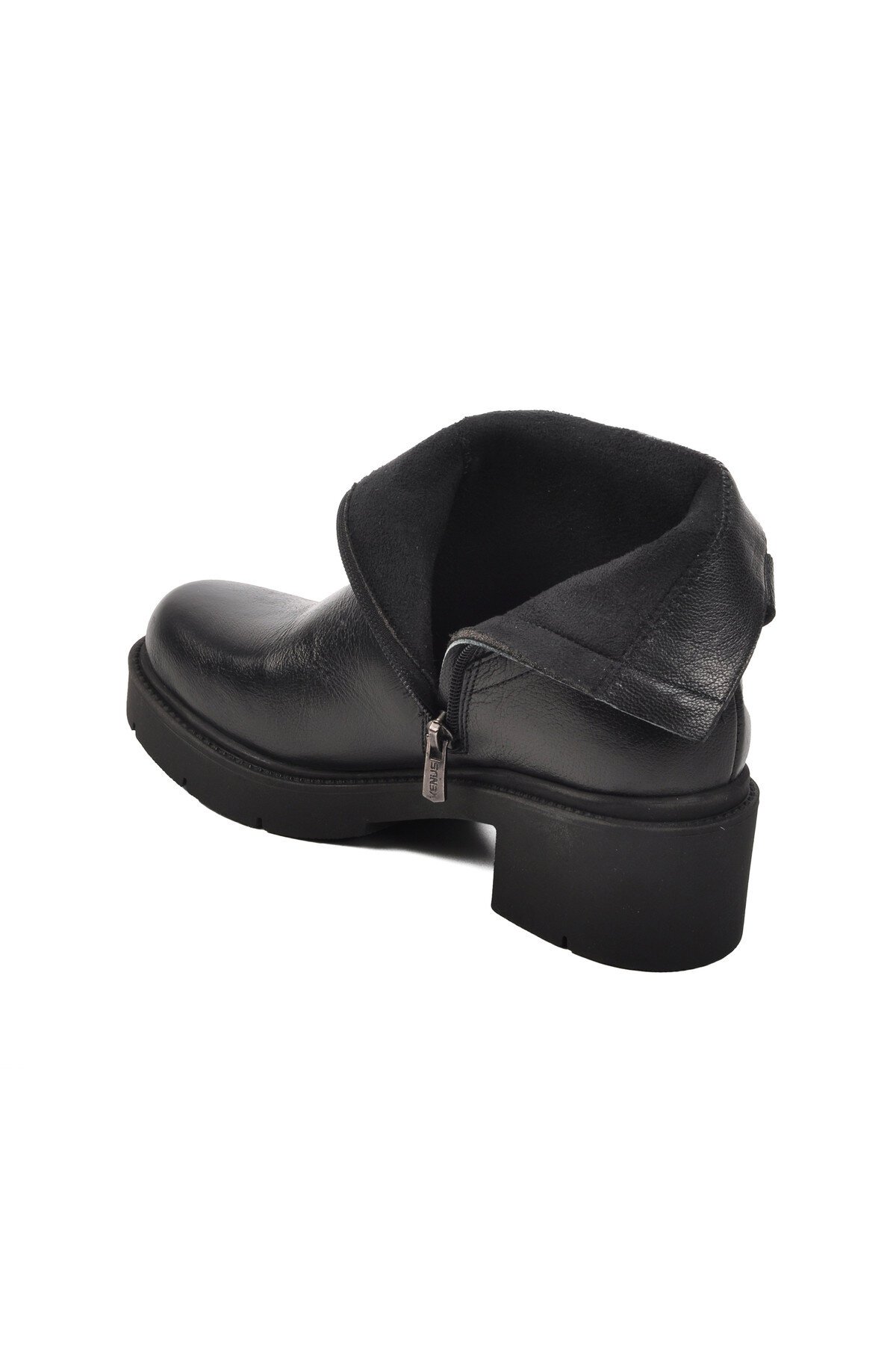 Venüs Siyah Hakiki Deri Kadın Bot