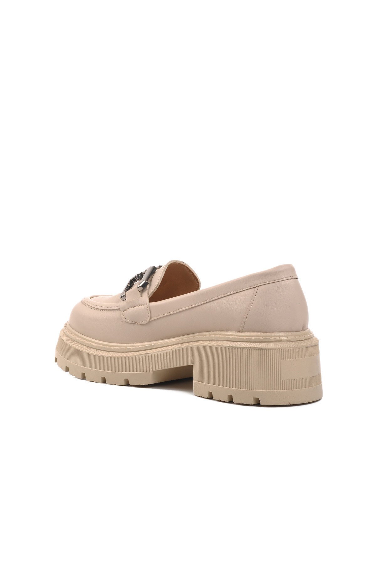 Ayakmod Bej Cilt Kadın Günlük Ayakkabı