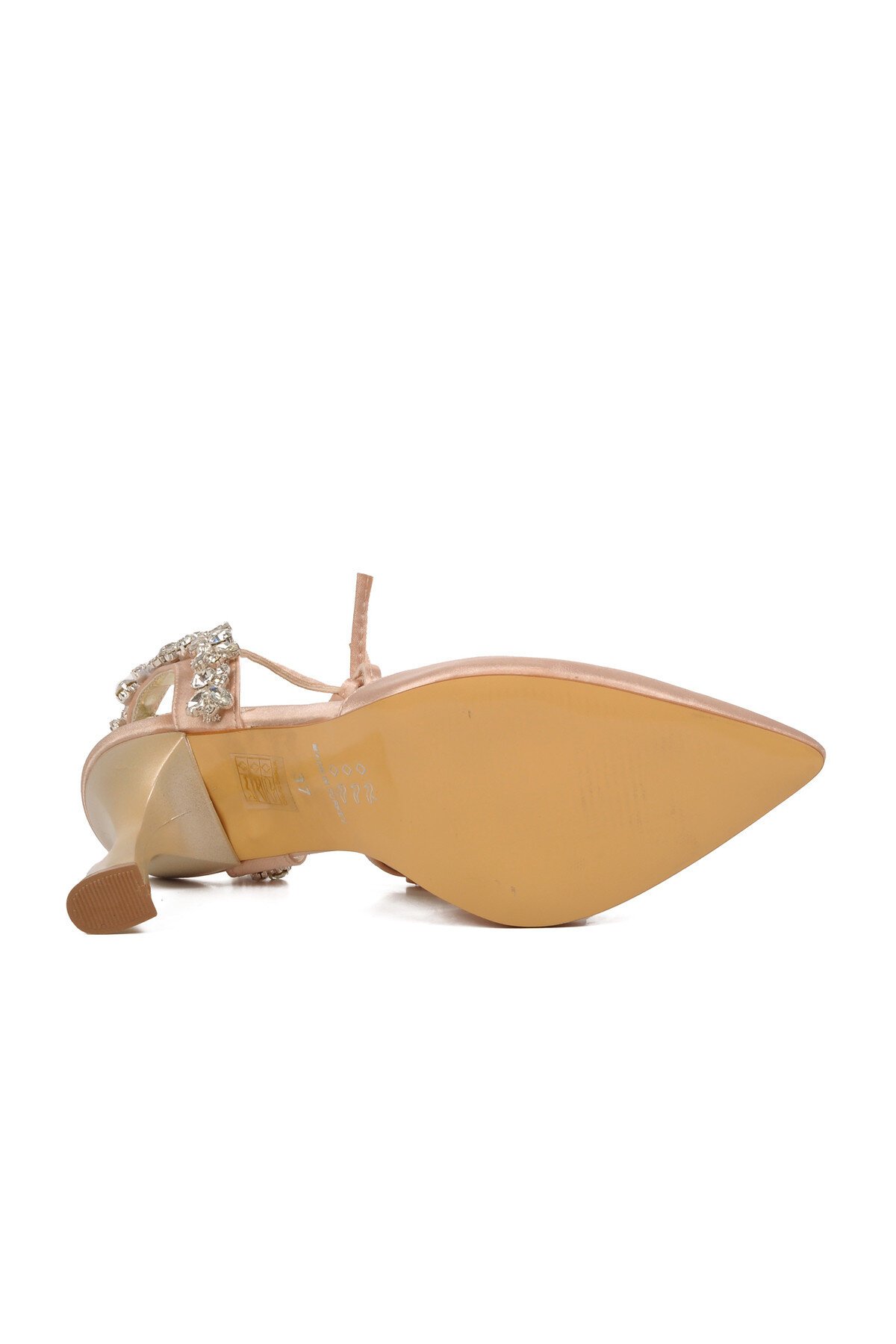 Ayakmod Bej Kadın Abiye Ayakkabı