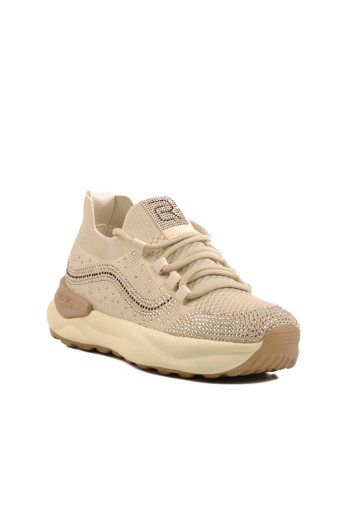 Ayakmod Bej Kadın Sneaker