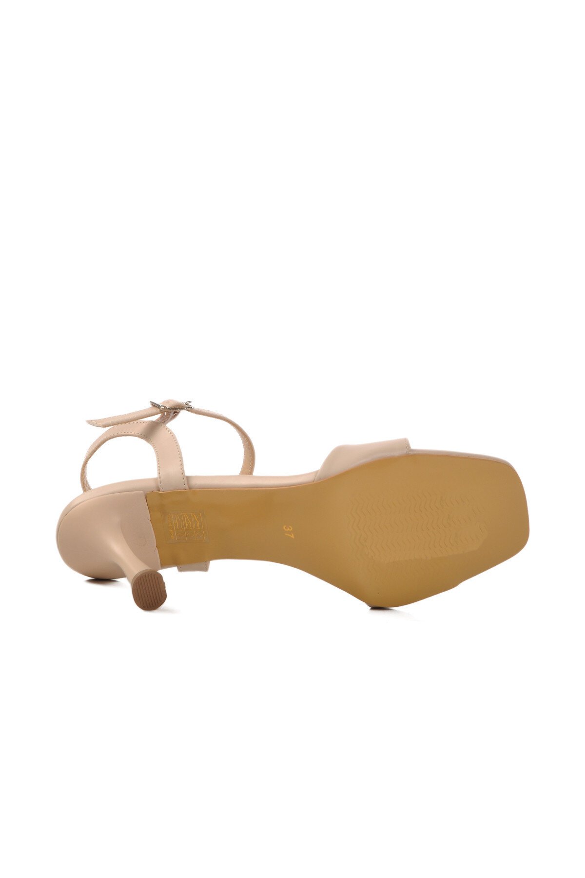 Ayakmod Bej Kadın Topuklu Ayakkabı