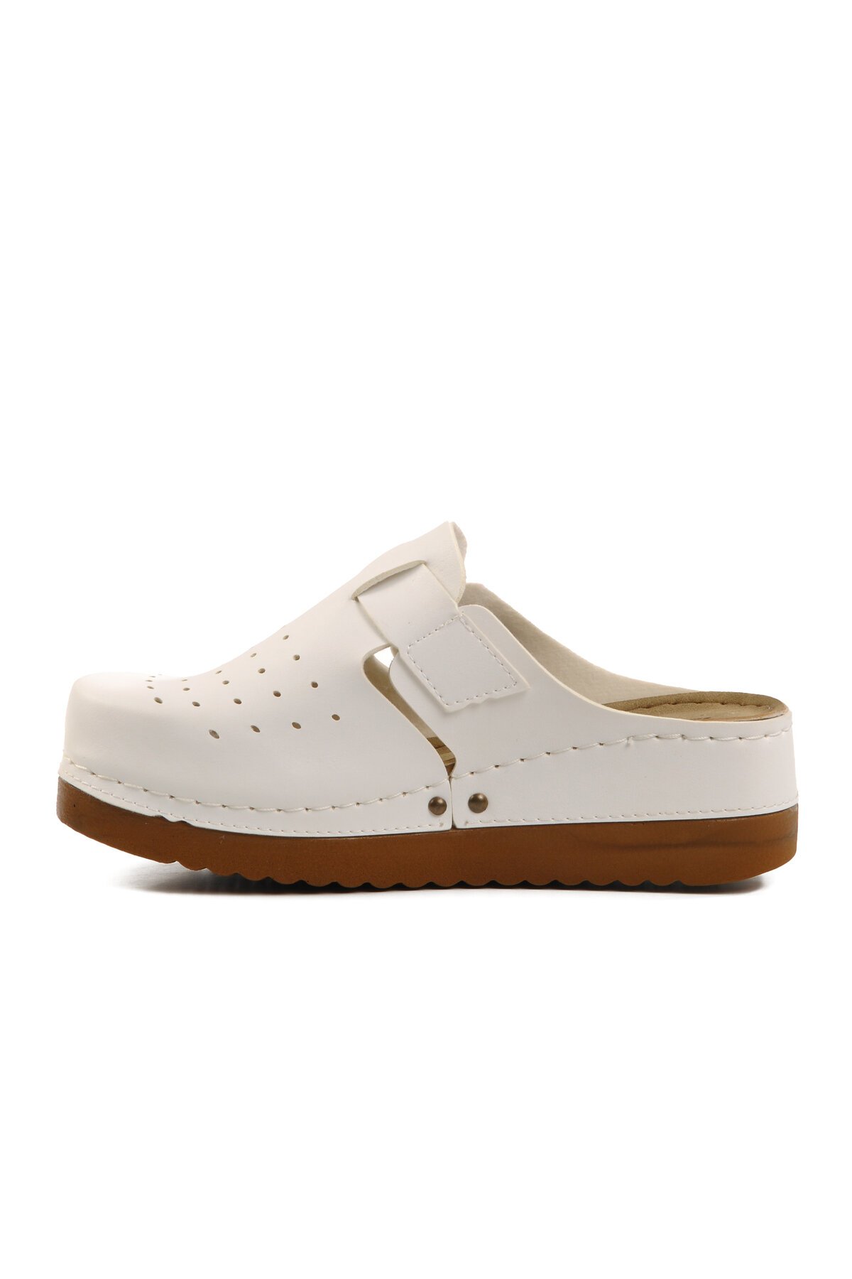 Ayakmod Beyaz Unisex Terlik