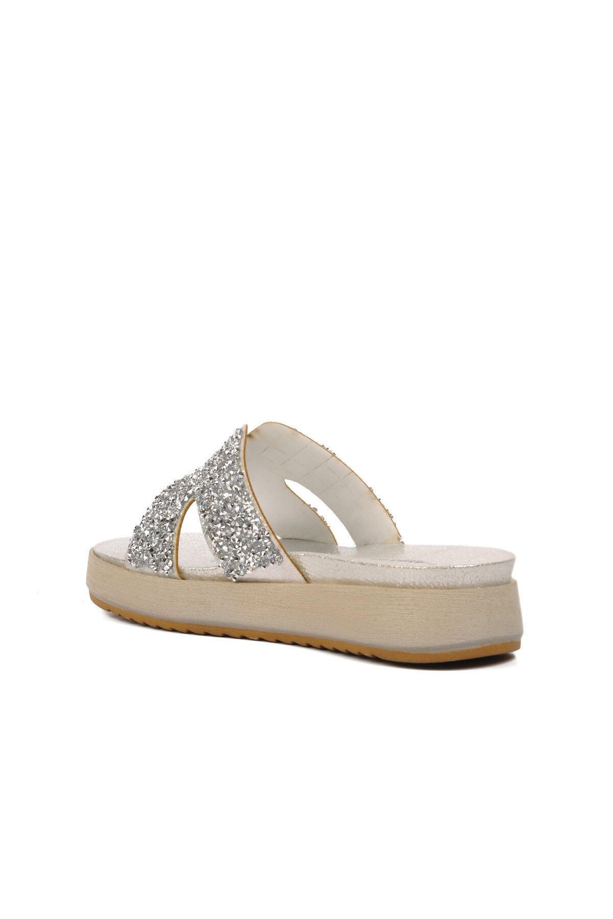 Ayakmod Gümüş Kadın Terlik