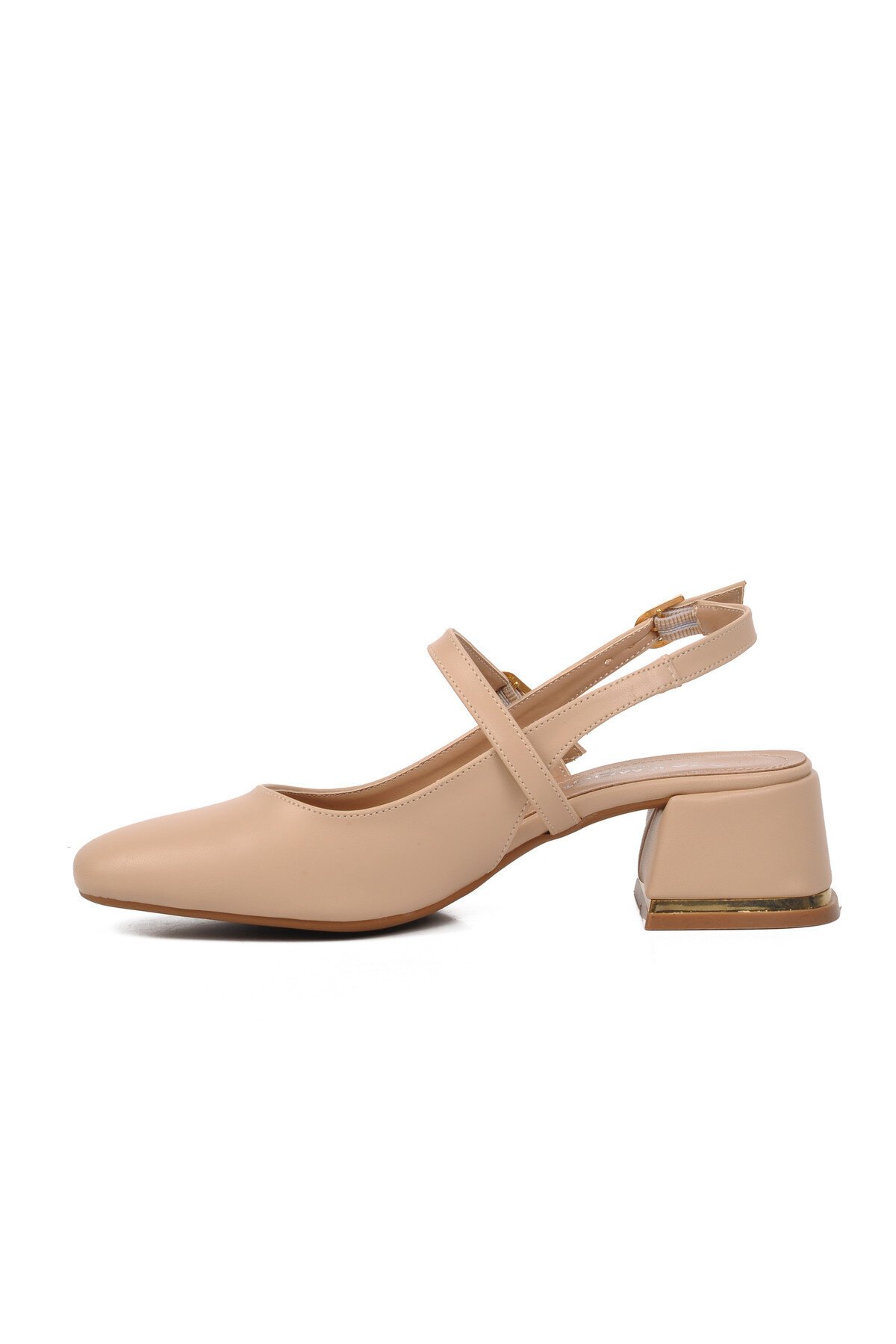 Ayakmod Nude Kadın Topuklu Ayakkabı