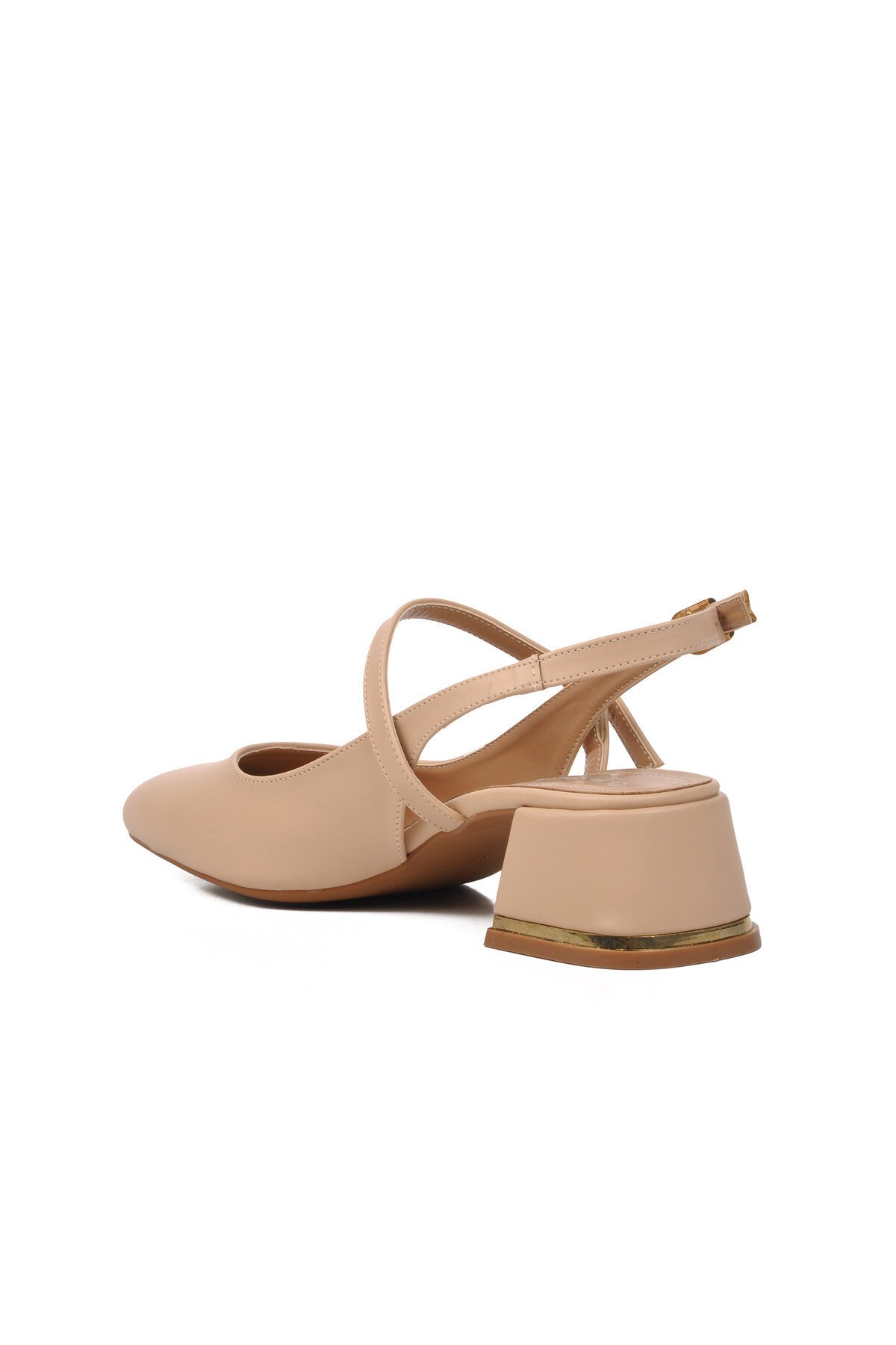 Ayakmod Nude Kadın Topuklu Ayakkabı