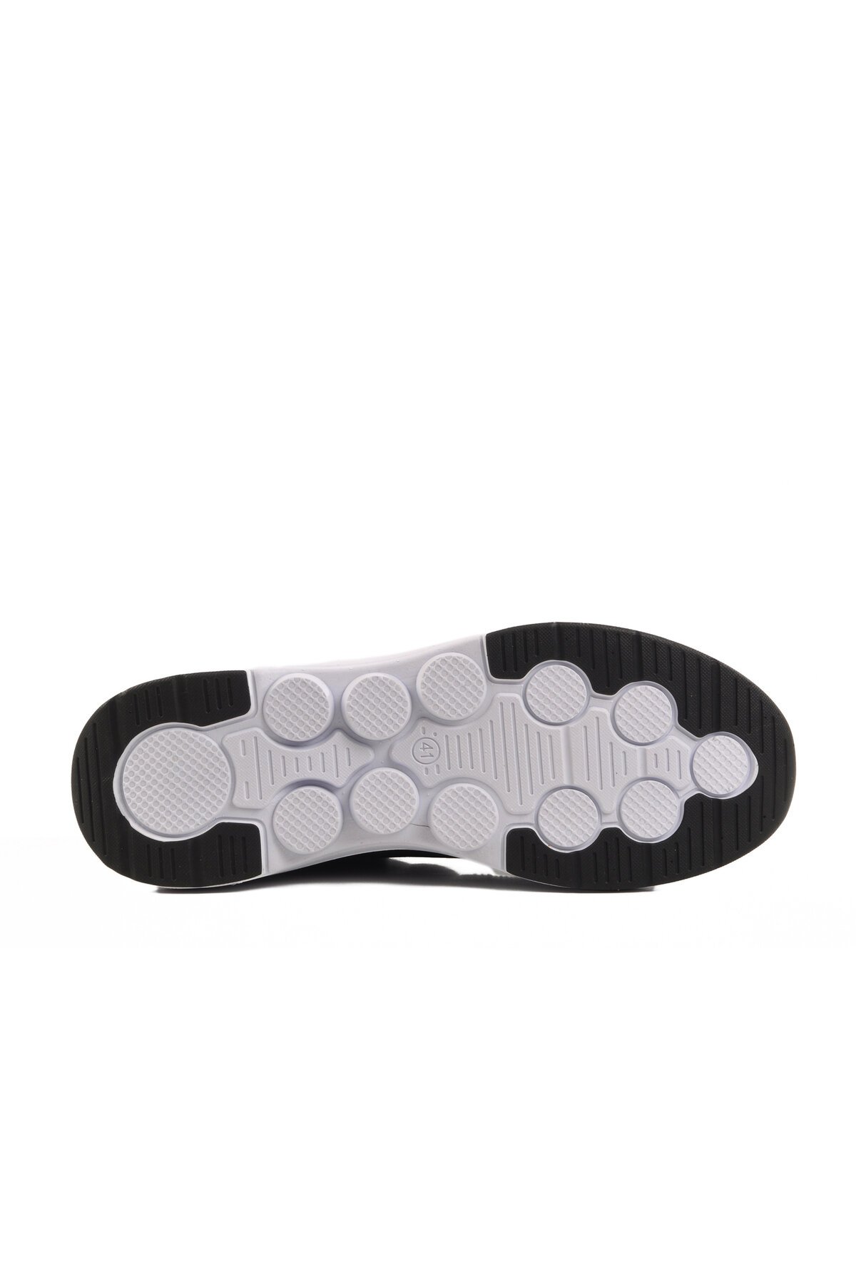 Ayakmod Siyah Beyaz Erkek Spor Ayakkabı