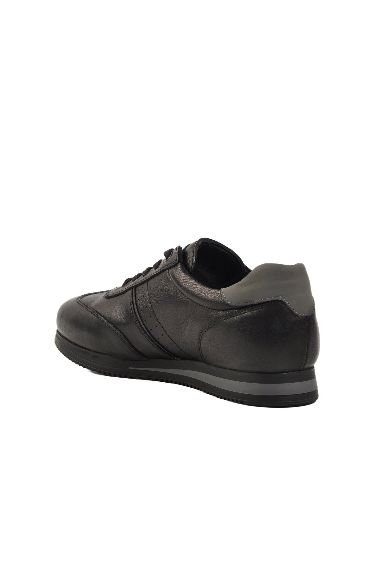 Ayakmod Siyah Hakiki Deri Erkek Günlük Ayakkabı