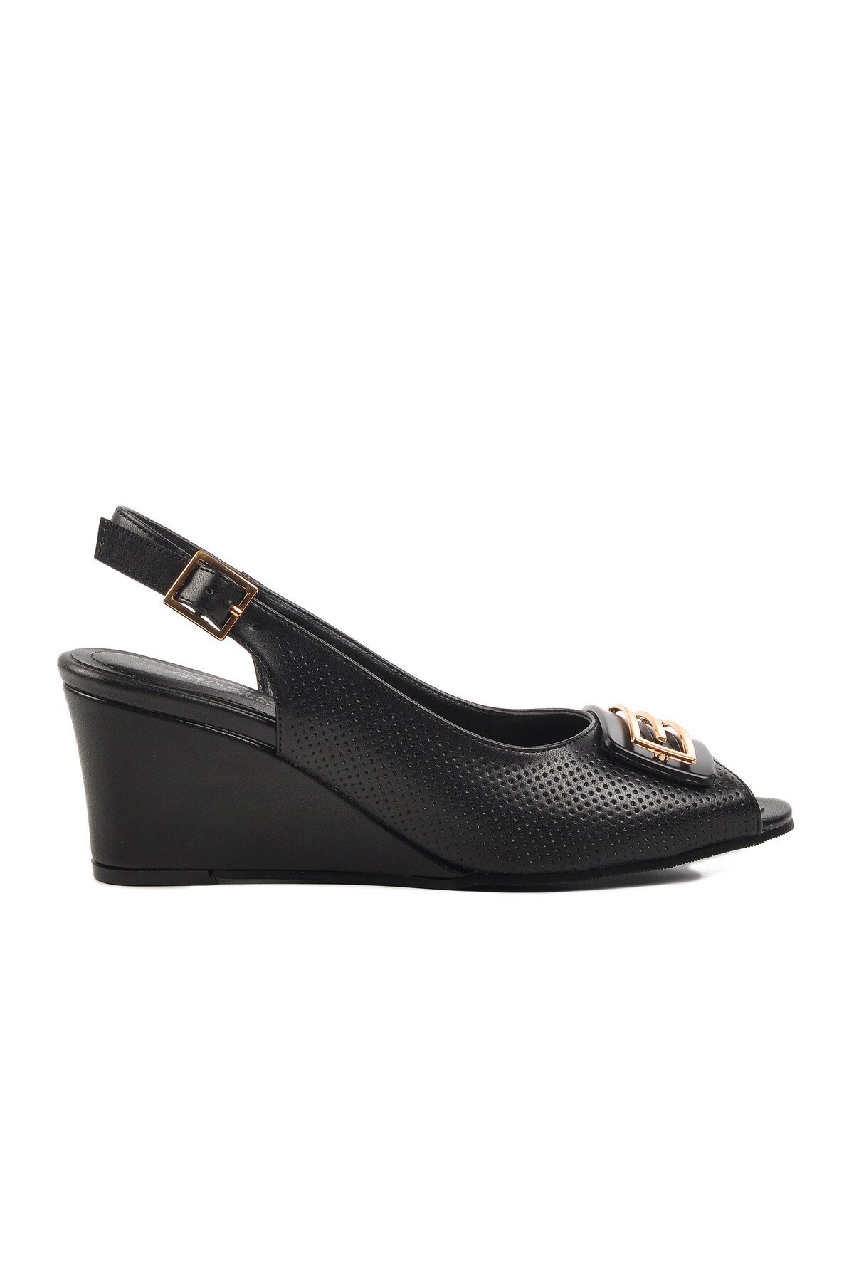 Ayakmod Siyah Kadın Topuklu Ayakkabı