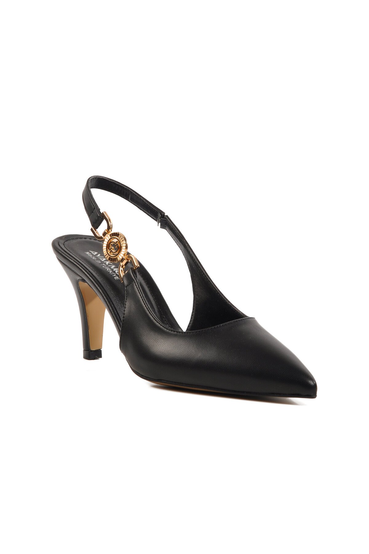 Siyah Hafif Kadın Topuklu Ayakkabı