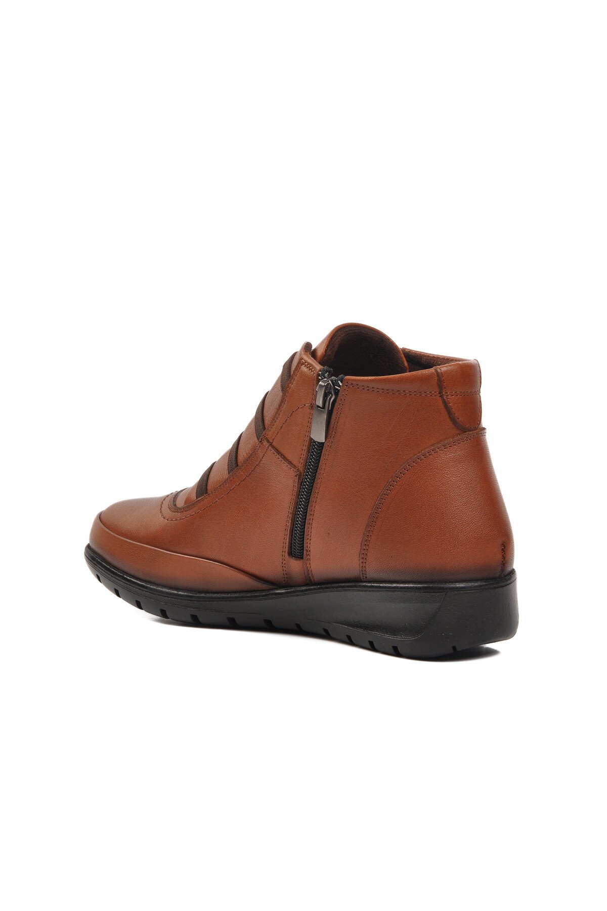 Ayakmod Taba-Siyah Hakiki Deri Kadın Bot