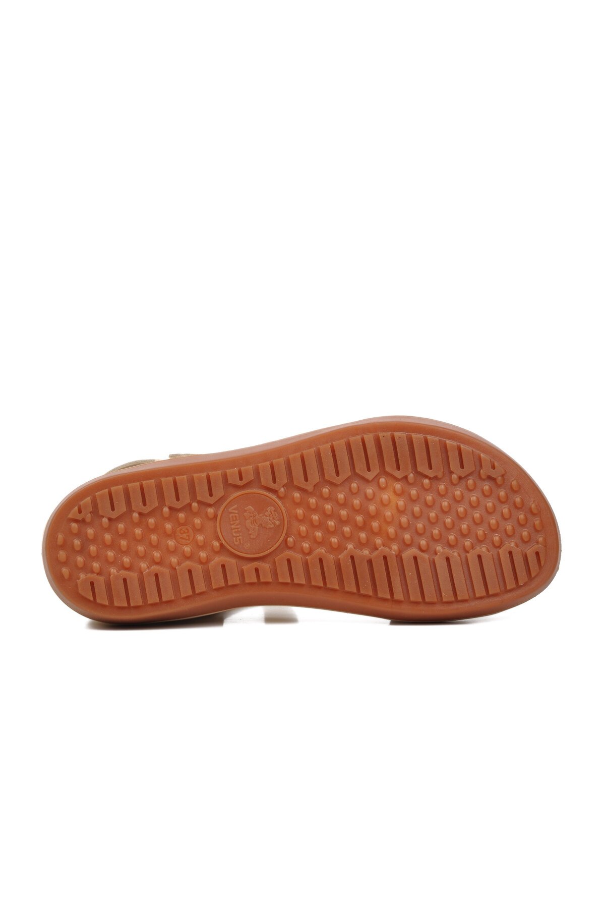 Bej Hakiki Deri Kadın Sandalet 202064Y Z