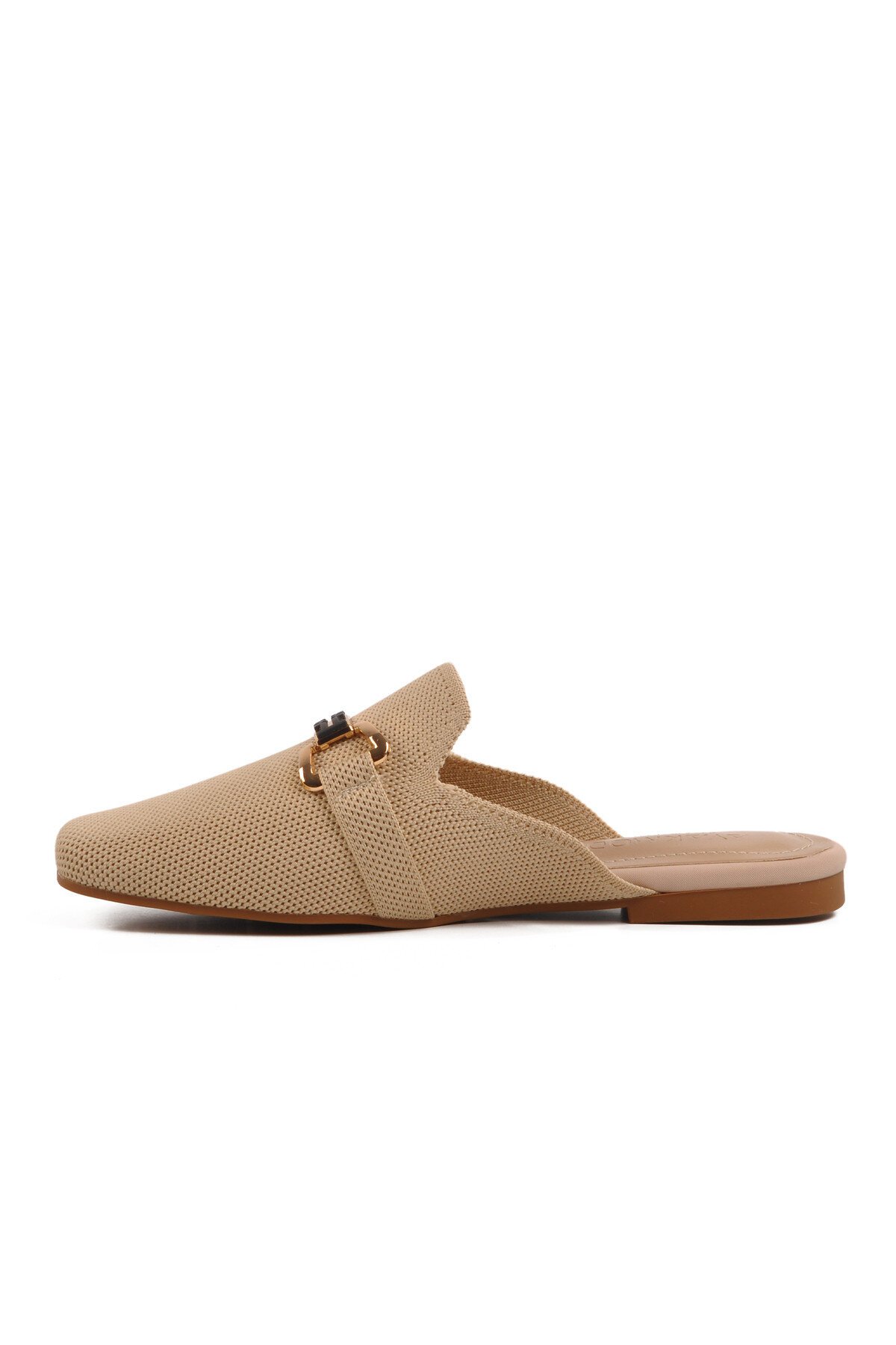 Bej Hafif Triko Kadın Terlik 277132 Z