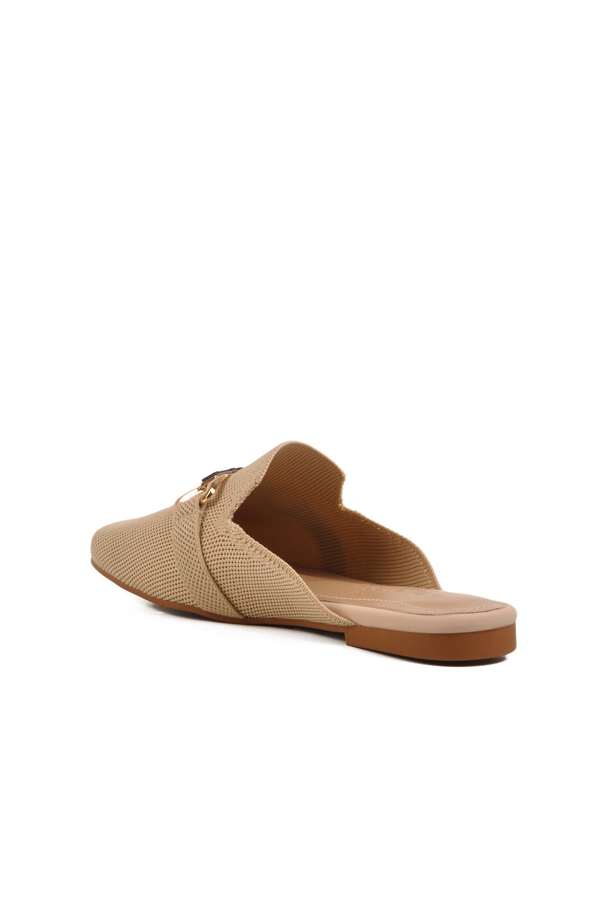 Bej Hafif Triko Kadın Terlik 277132 Z