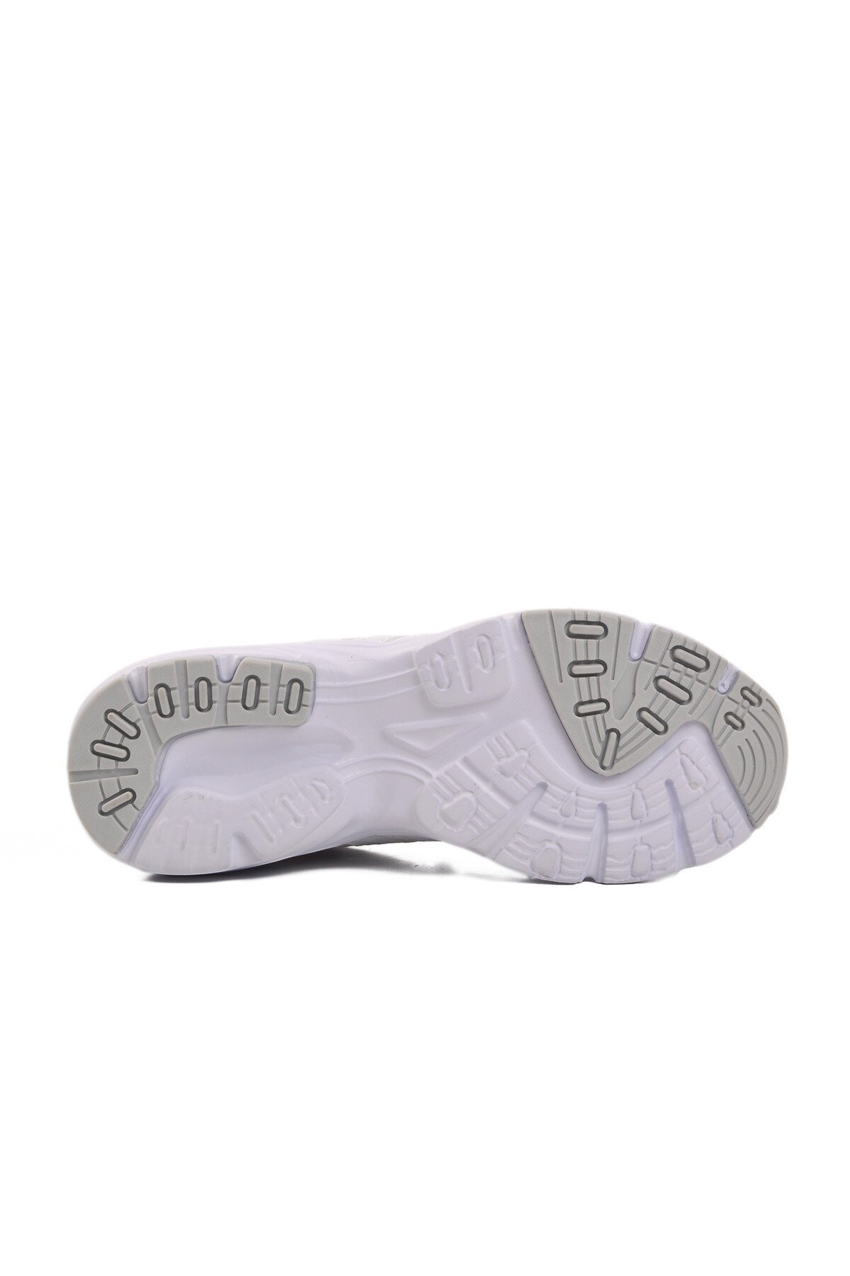 Buz-Beyaz Fileli Kadın Spor Ayakkabı 25103 G
