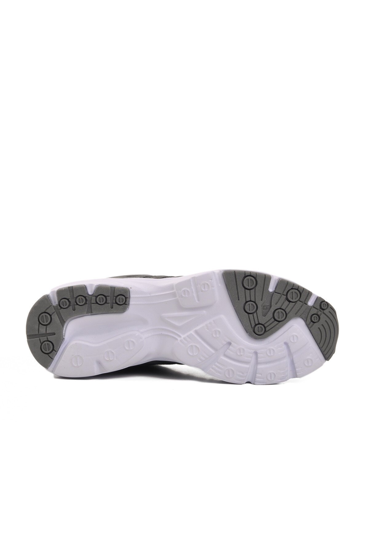 Füme-Beyaz Fileli Kadın Spor Ayakkabı 25103 G