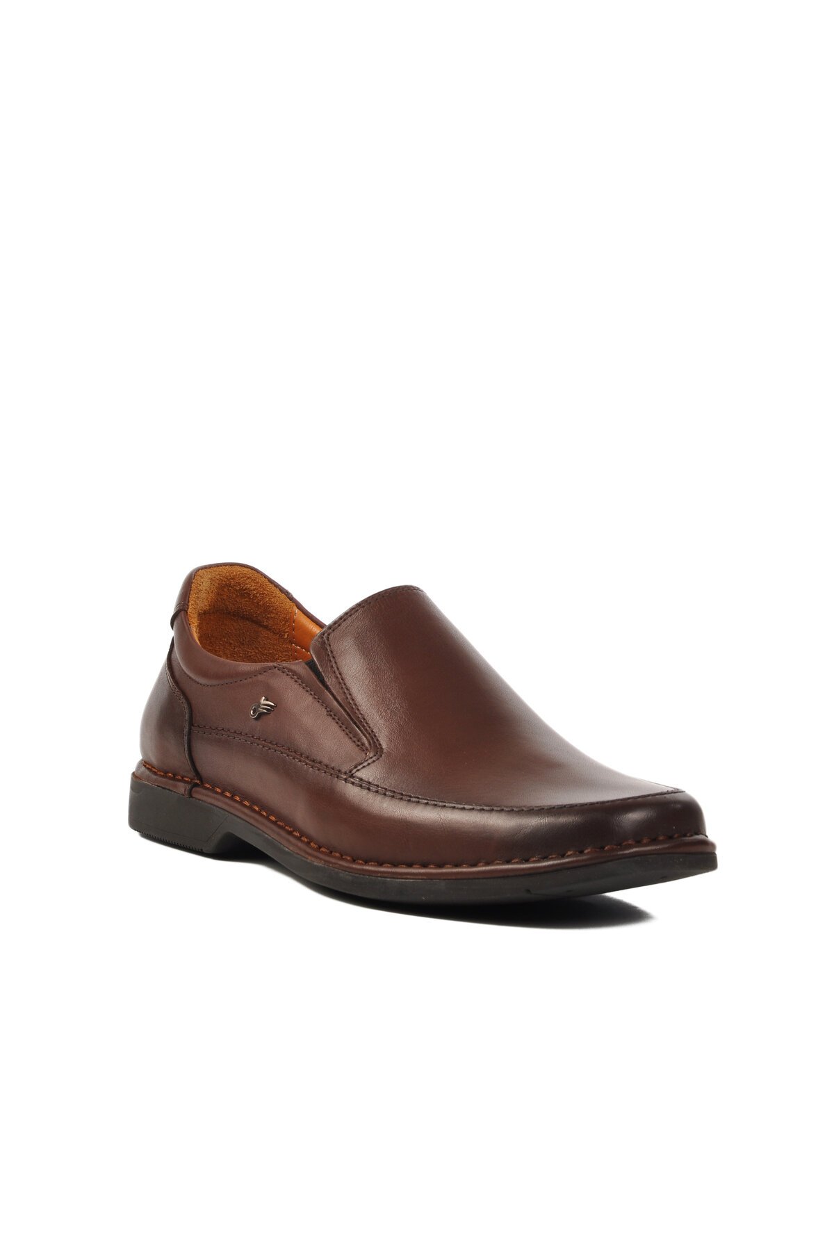 Kahve Hakiki Deri Erkek Günlük Ayakkabı 061603 M
