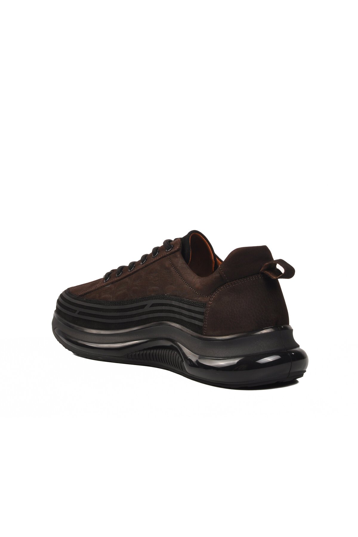 Kahve Nubuk Hakiki Deri Erkek Günlük Ayakkabı 1004 M