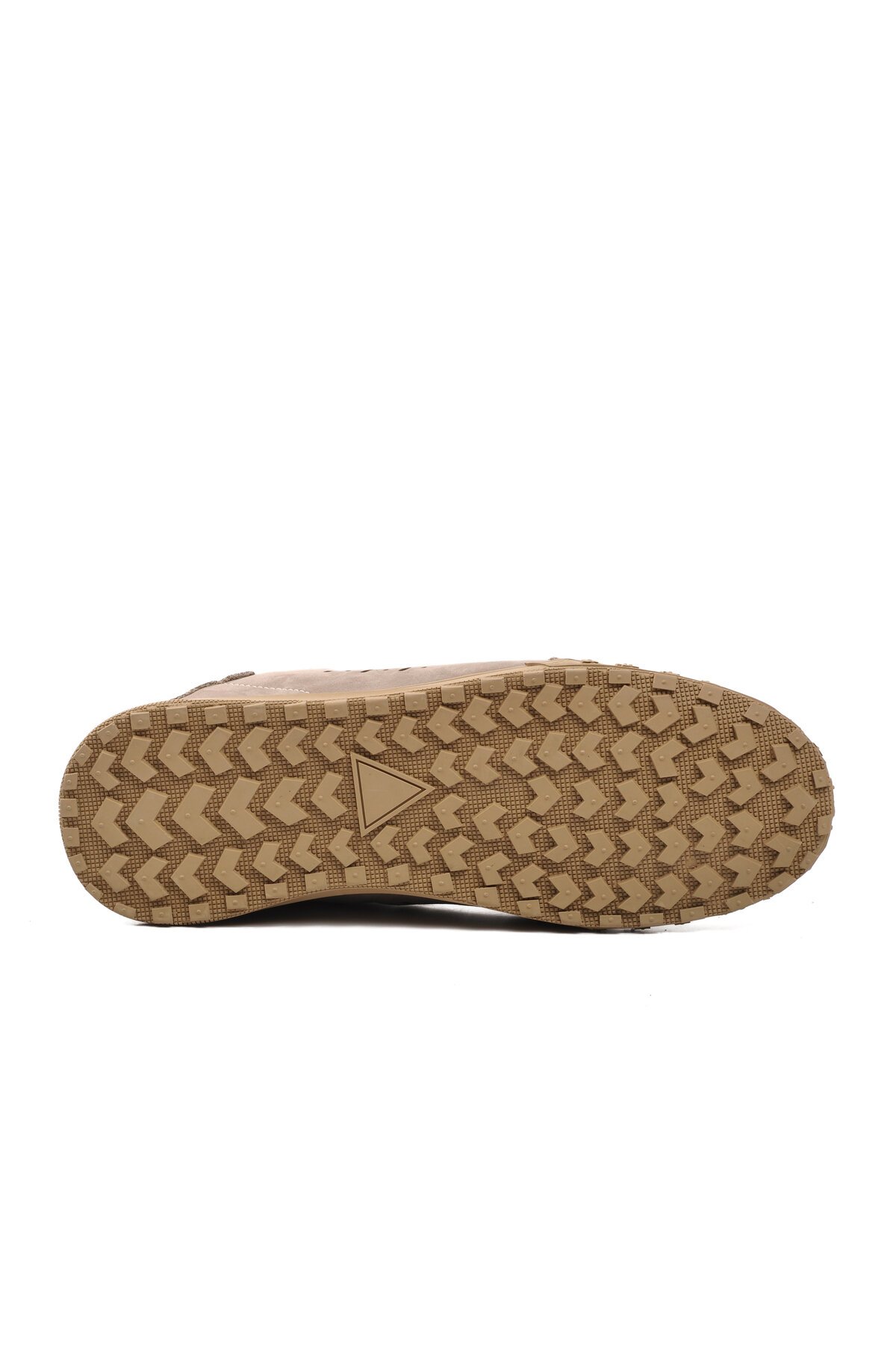 Geniş Kalıp Hakiki Deri Koyu Bej Erkek Günlük Ayakkabı 152-15347 M