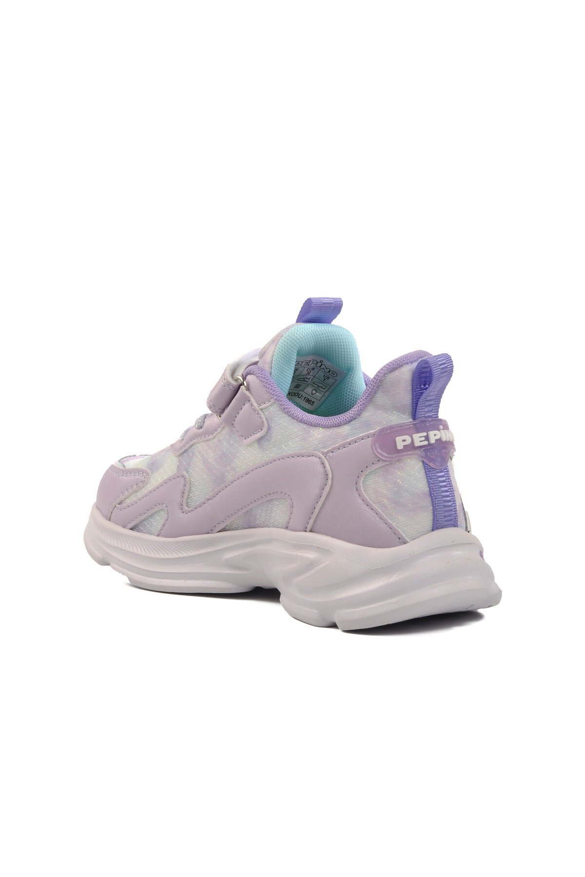 Lila Cırtlı Kız Çocuk Spor Ayakkabı 1965 F
