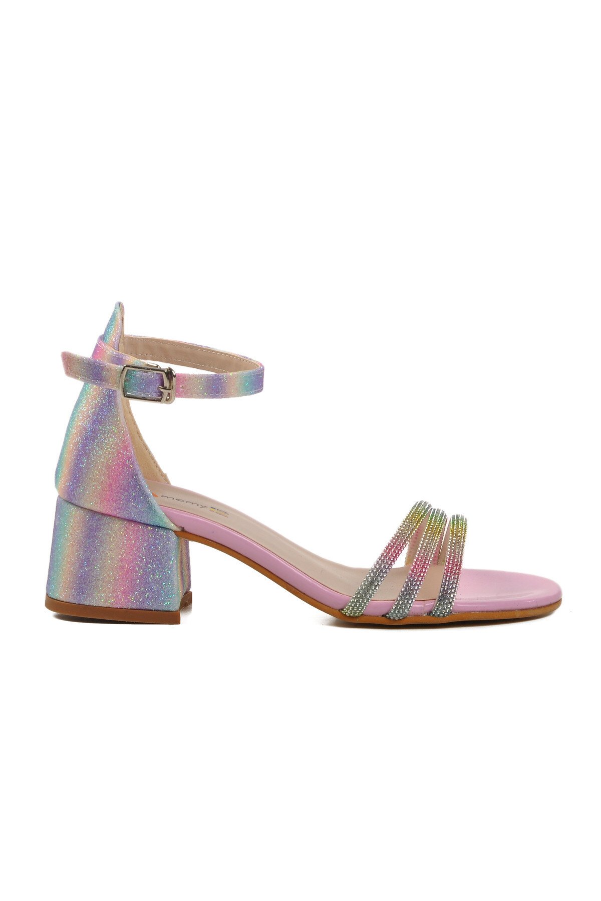 Pembe Çocuk Abiye Ayakkabı 254 RY 6504 F