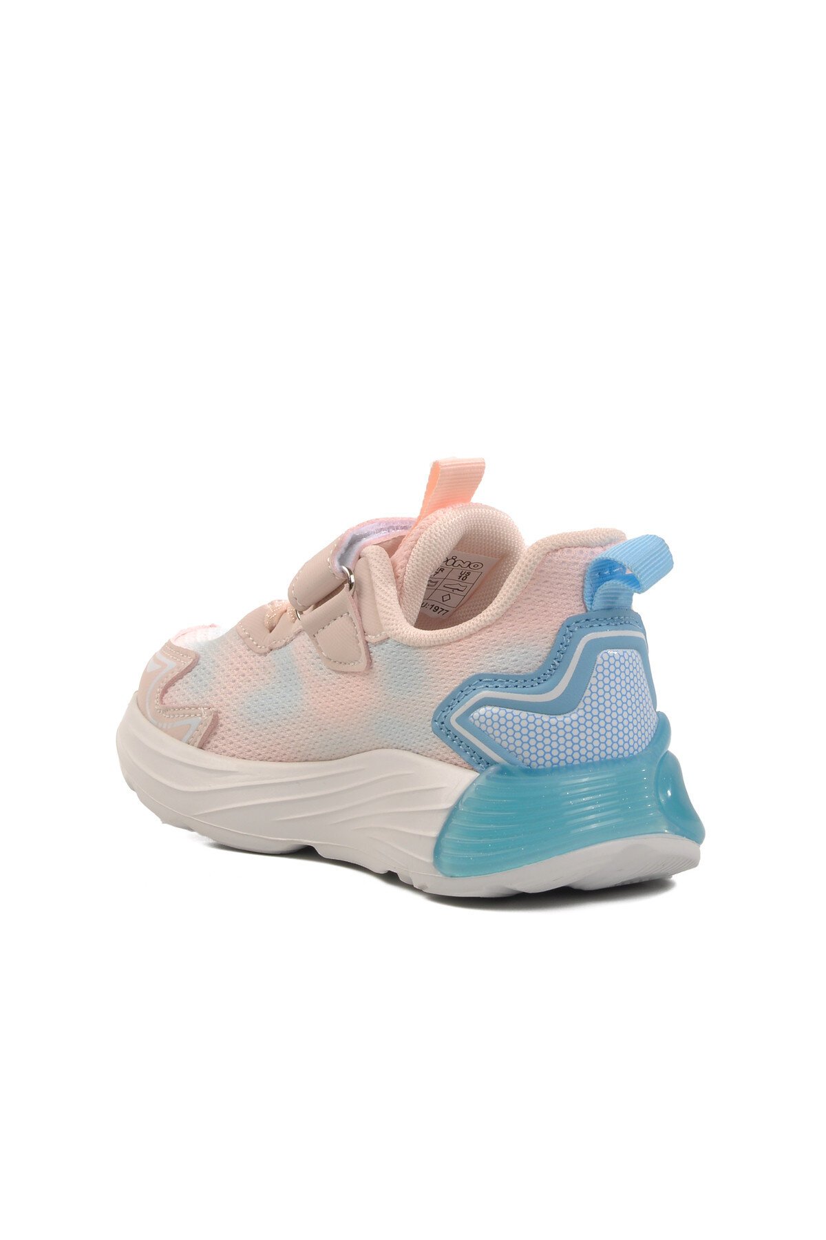 Pudra-Lila Cırtlı Çocuk Spor Ayakkabı 1977 P