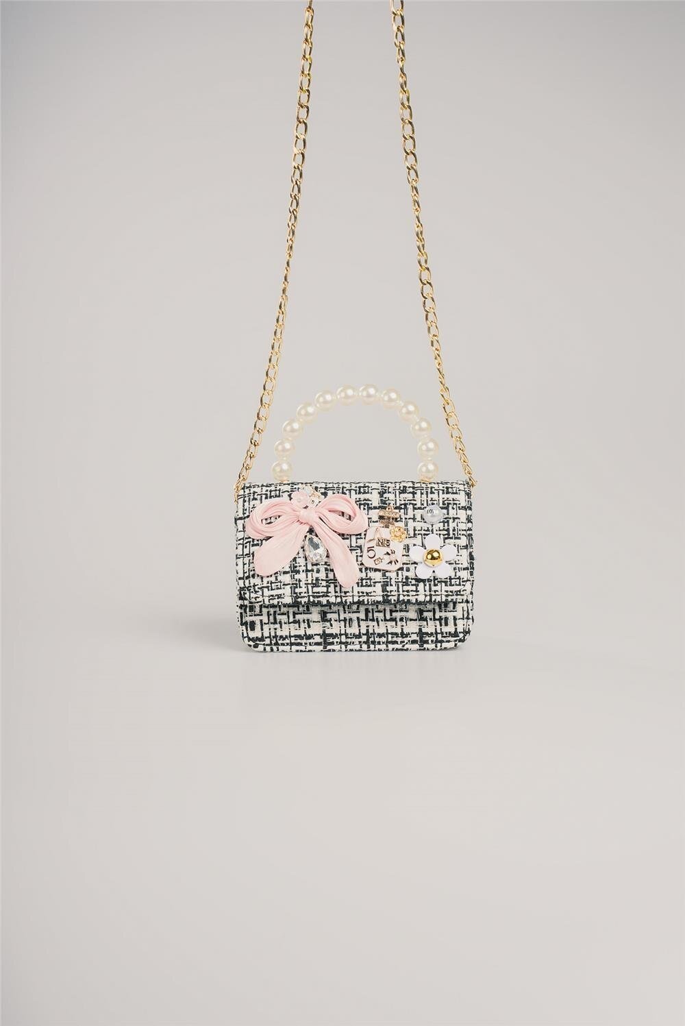 Siyah-Beyaz Kadın Omuz Çantası 17942