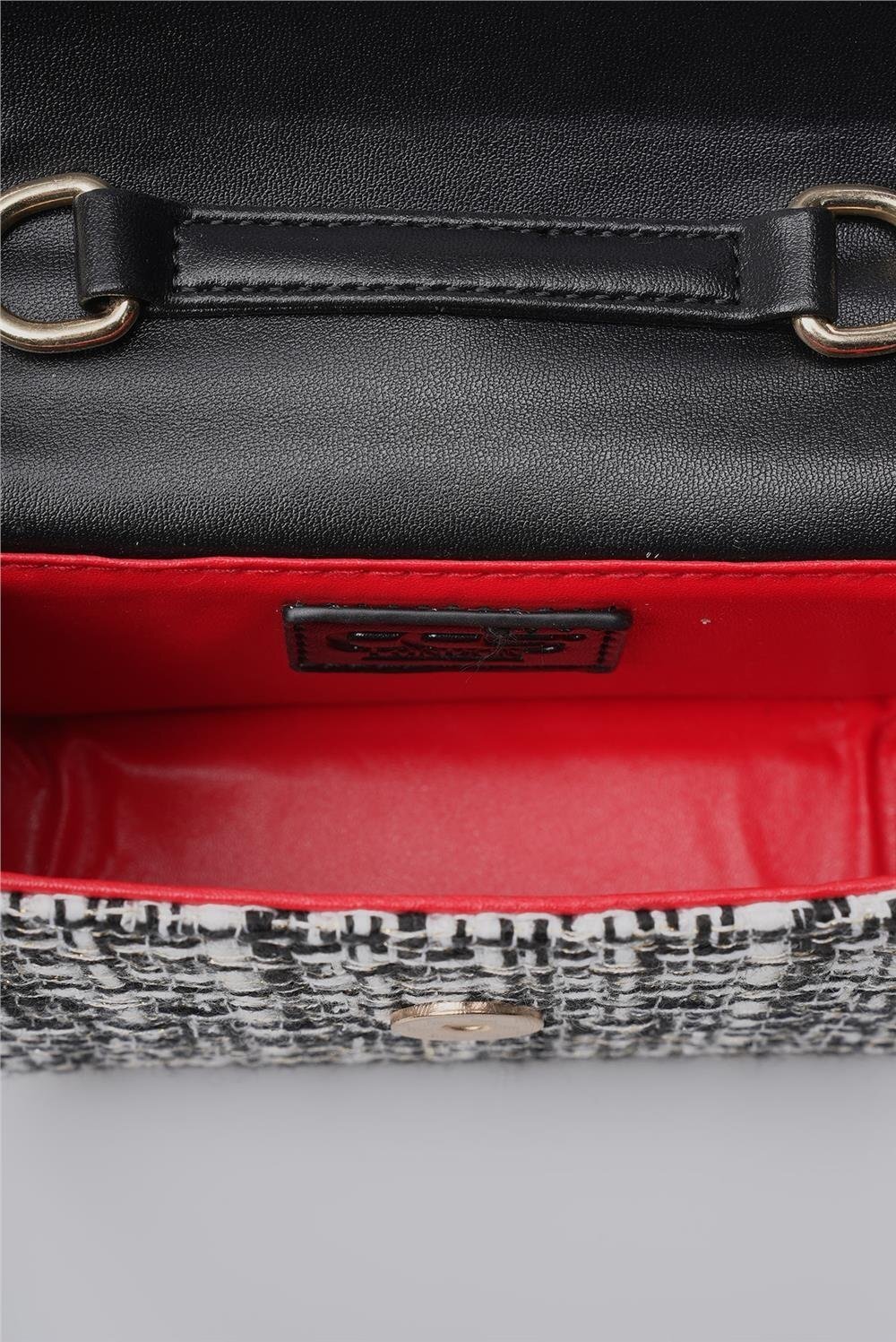 Siyah-Beyaz Kadın Omuz Çantası 17942