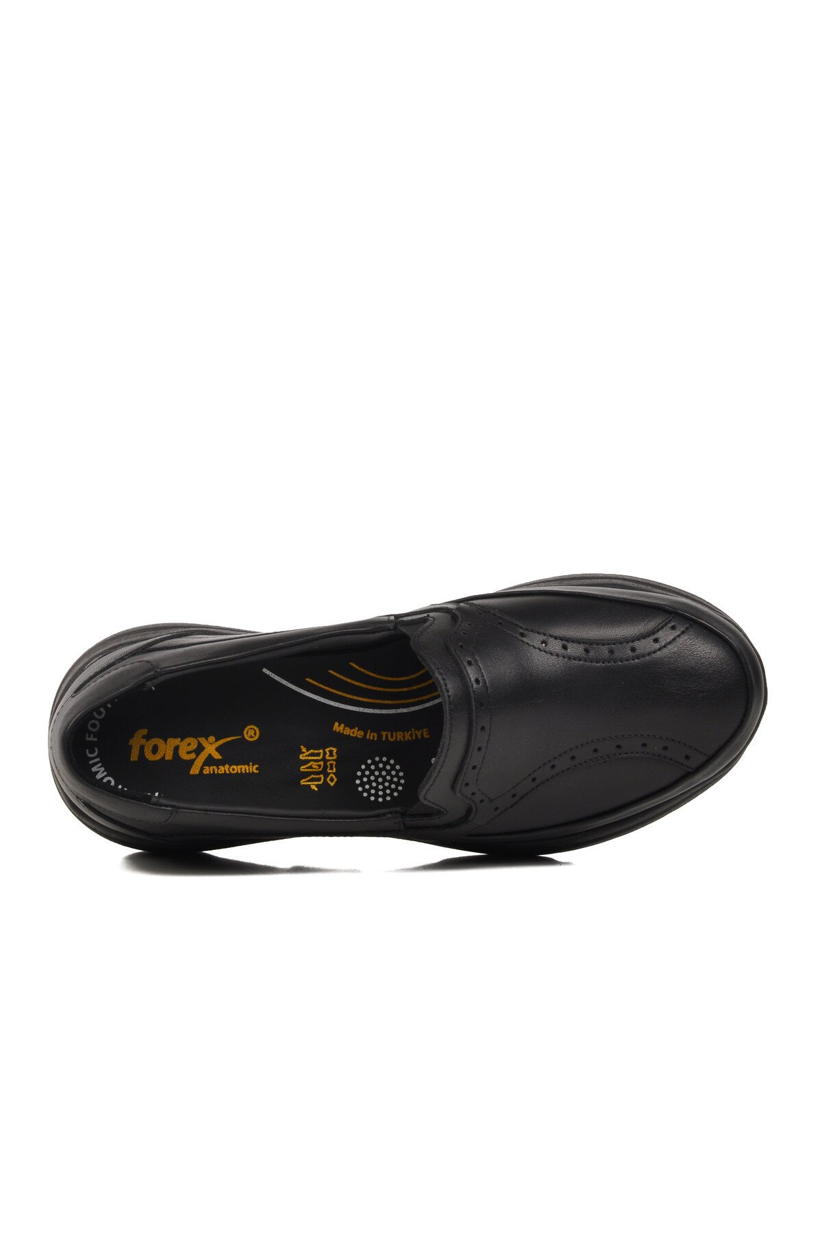 Siyah Hakiki Deri Kadın Günlük Ayakkabı 1002 Z