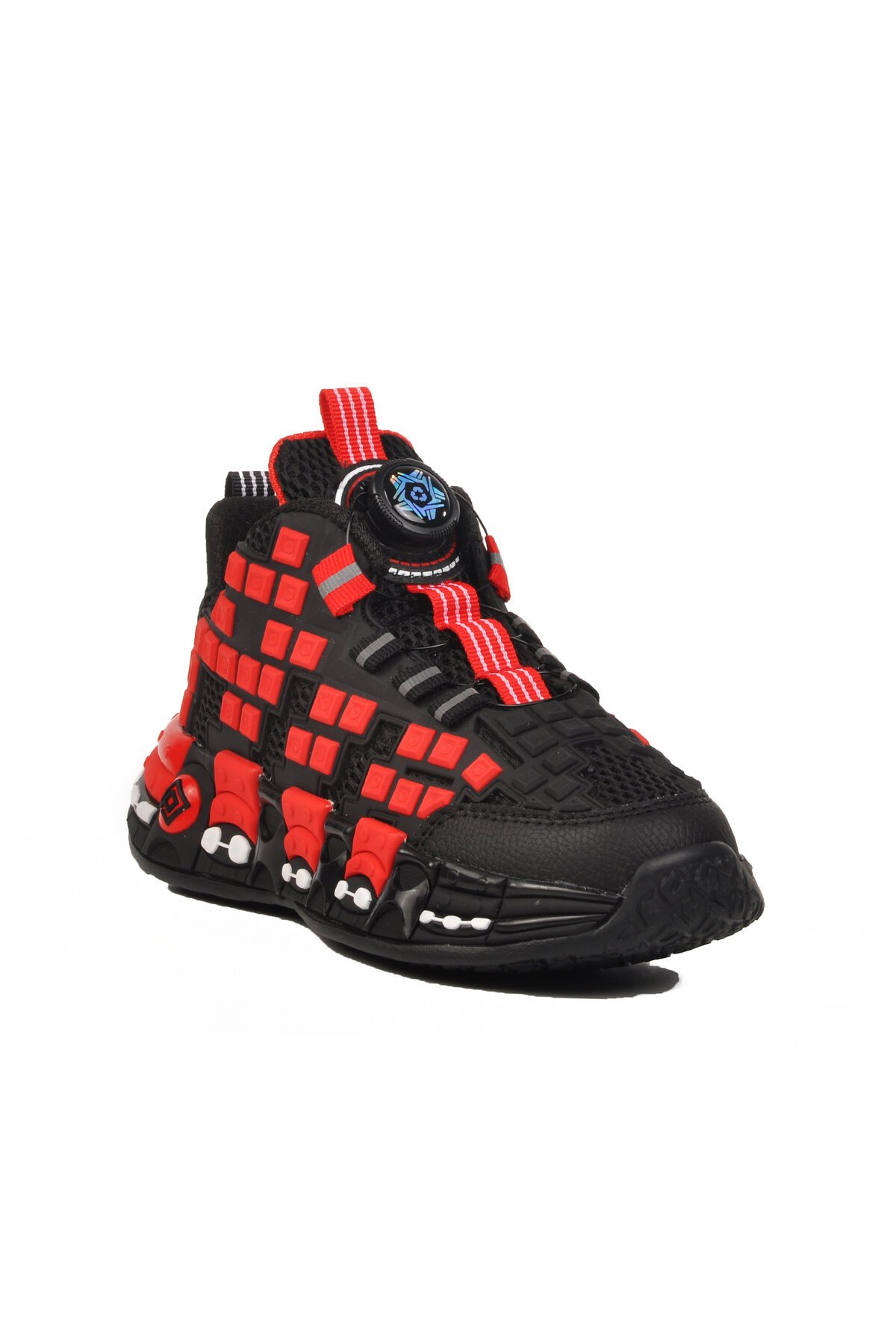 Siyah-Kırmızı Çocuk Spor Ayakkabı 1974 F