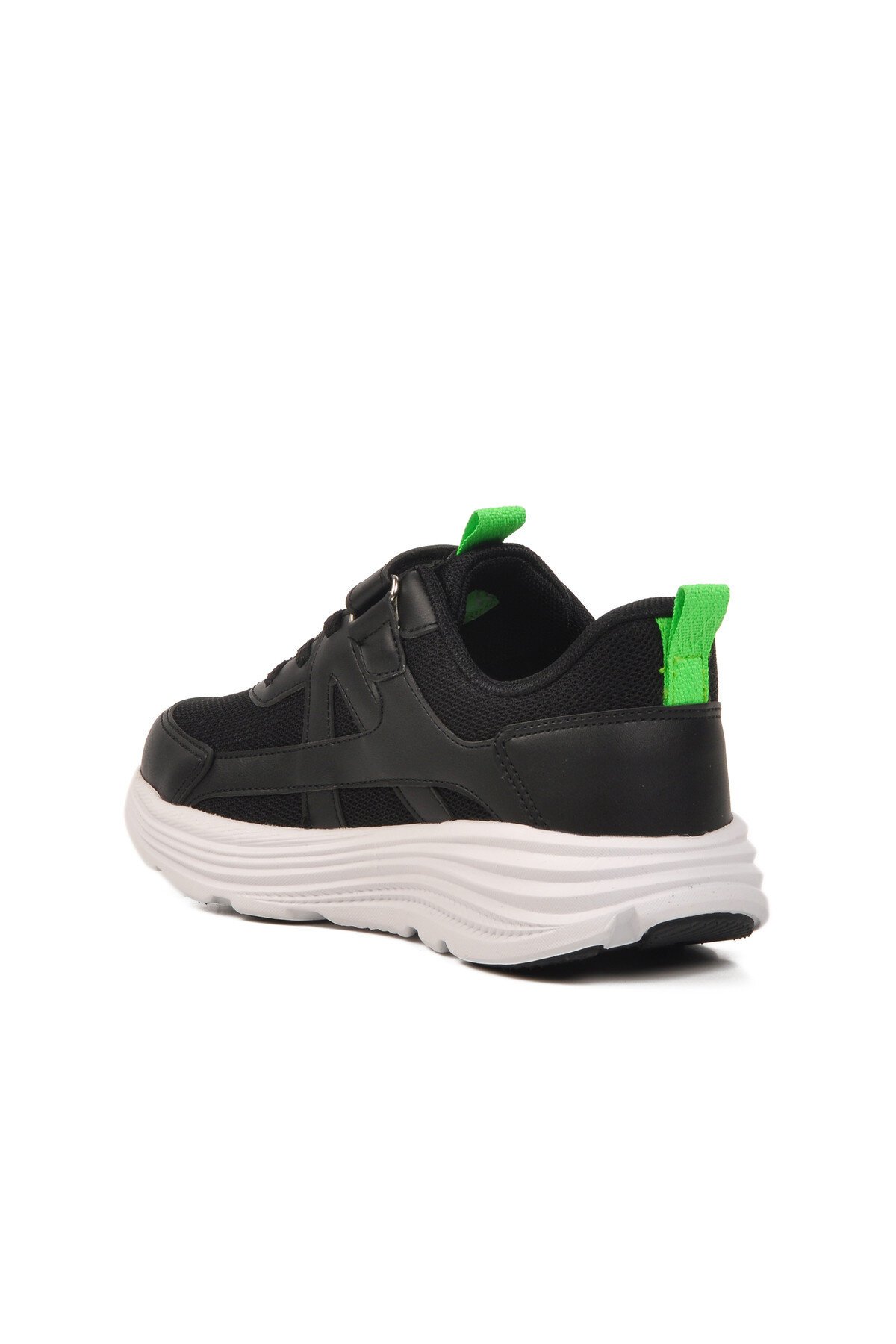 Siyah-Saks Cırtlı Çocuk Spor Ayakkabı 1880 F