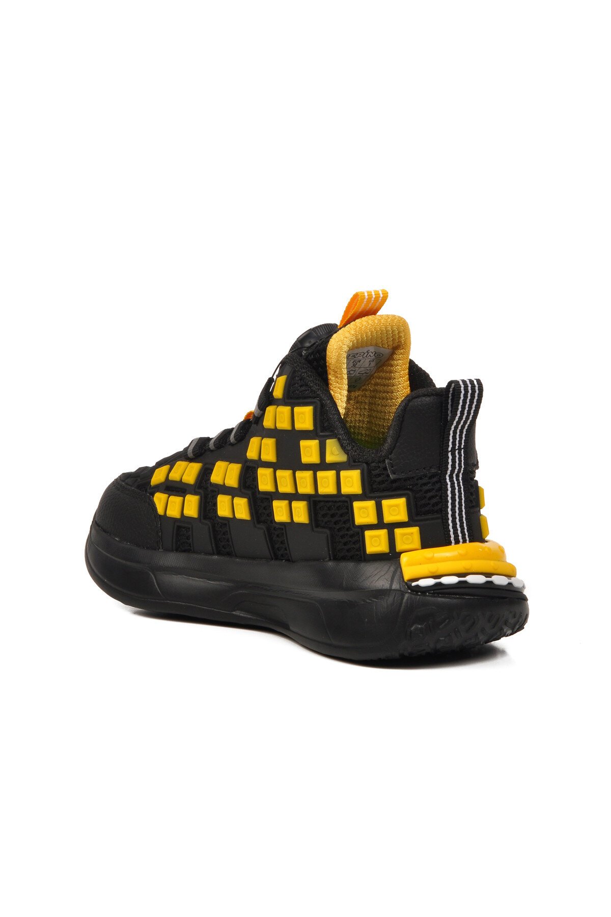 Siyah-Sarı Çocuk Spor Ayakkabı 1974 F