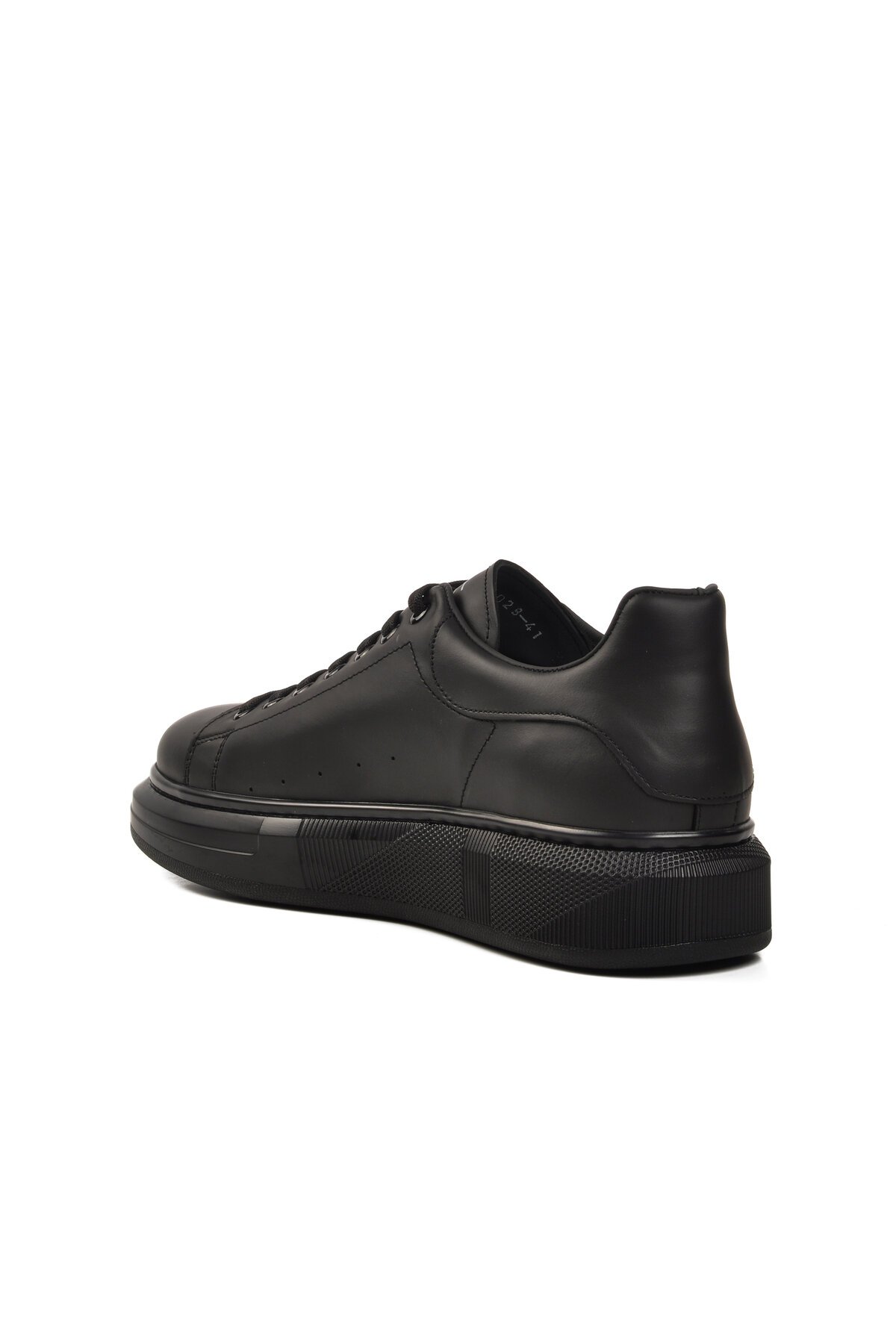 Siyah Hakiki Deri Erkek Sneaker 152-21028 M