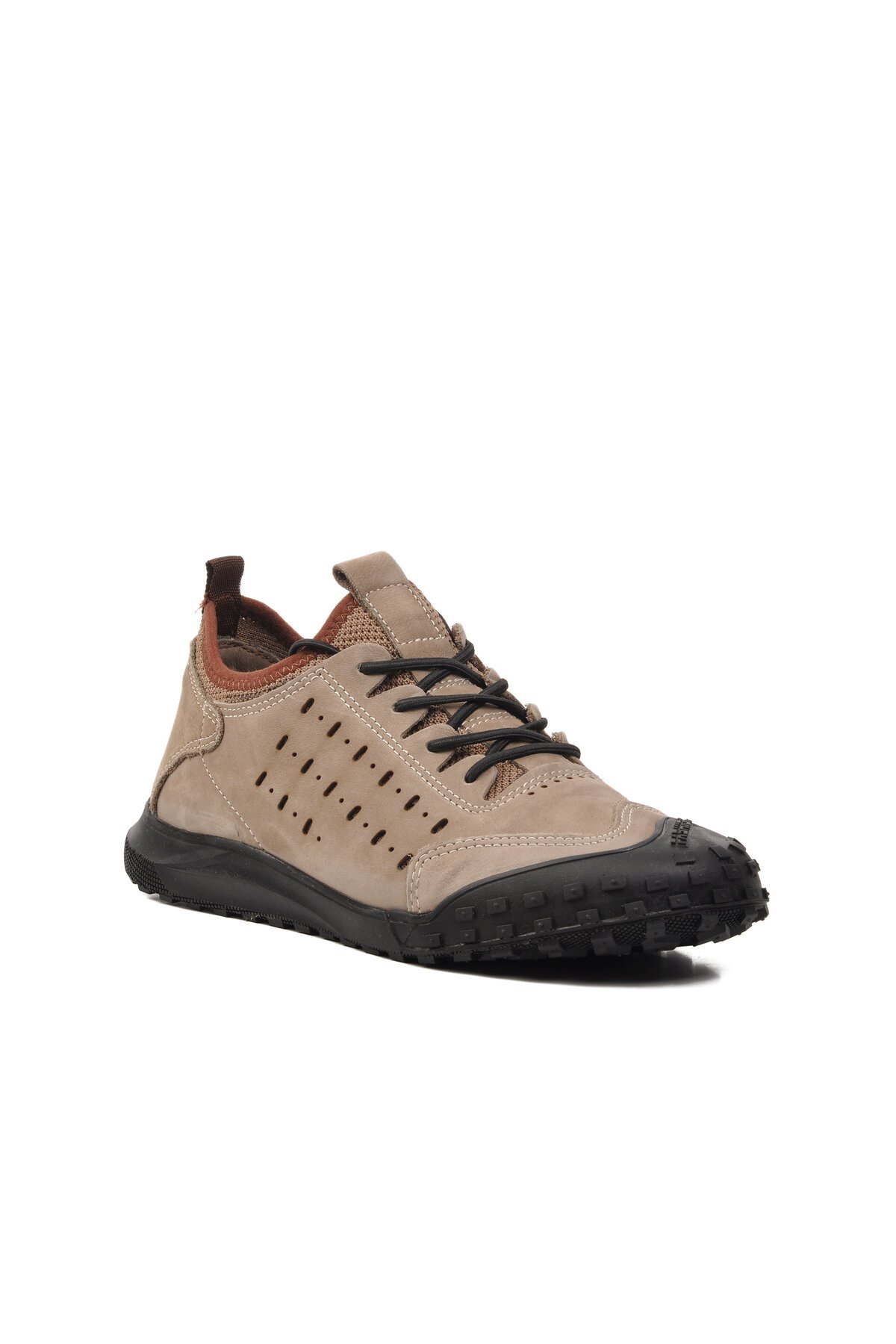 Geniş Kalıp Hakiki Deri Vizon Erkek Günlük Ayakkabı 152-15347 M