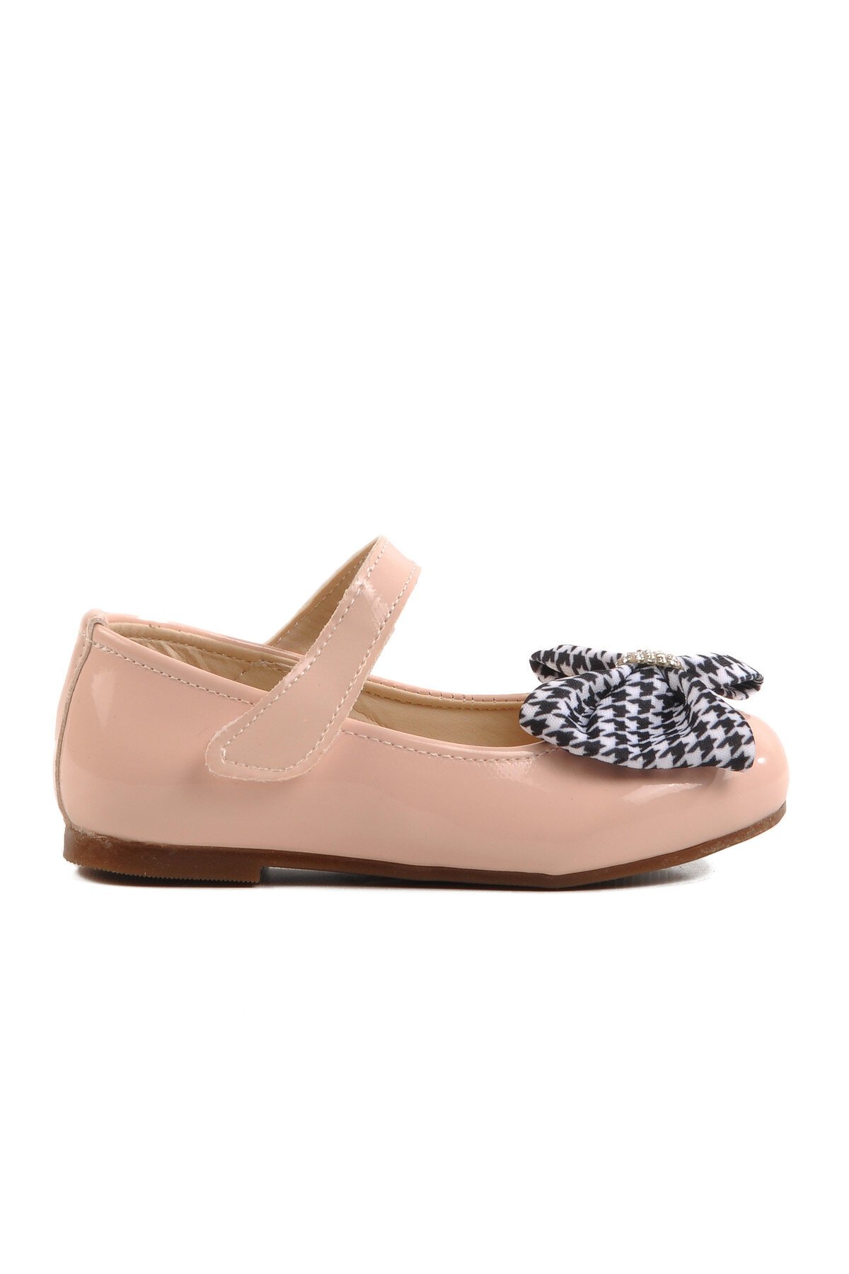 Hafif Pudra Rugan Kız Çocuk Babet