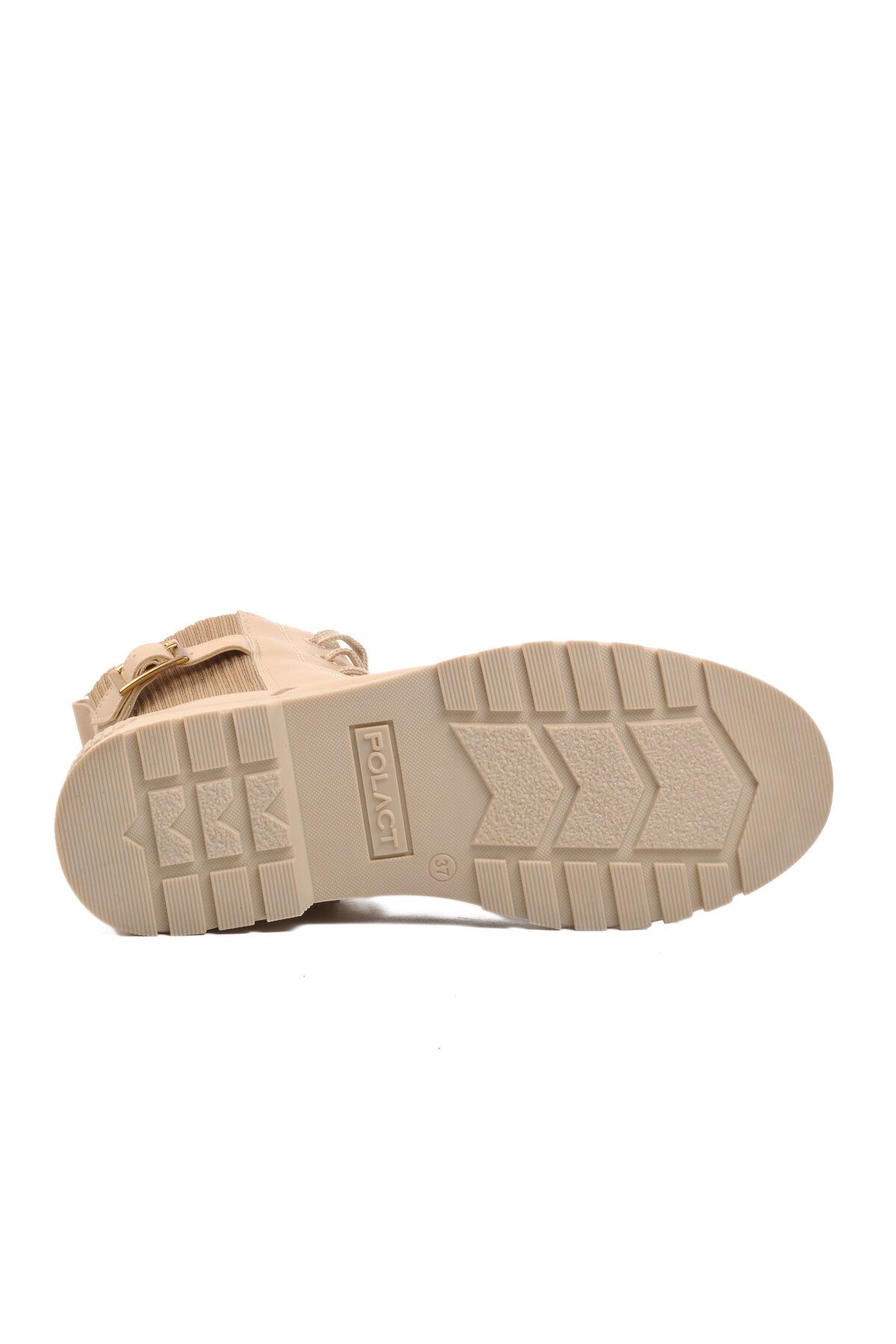 Bej Fermuarlı Kadın Bot 23003 Z