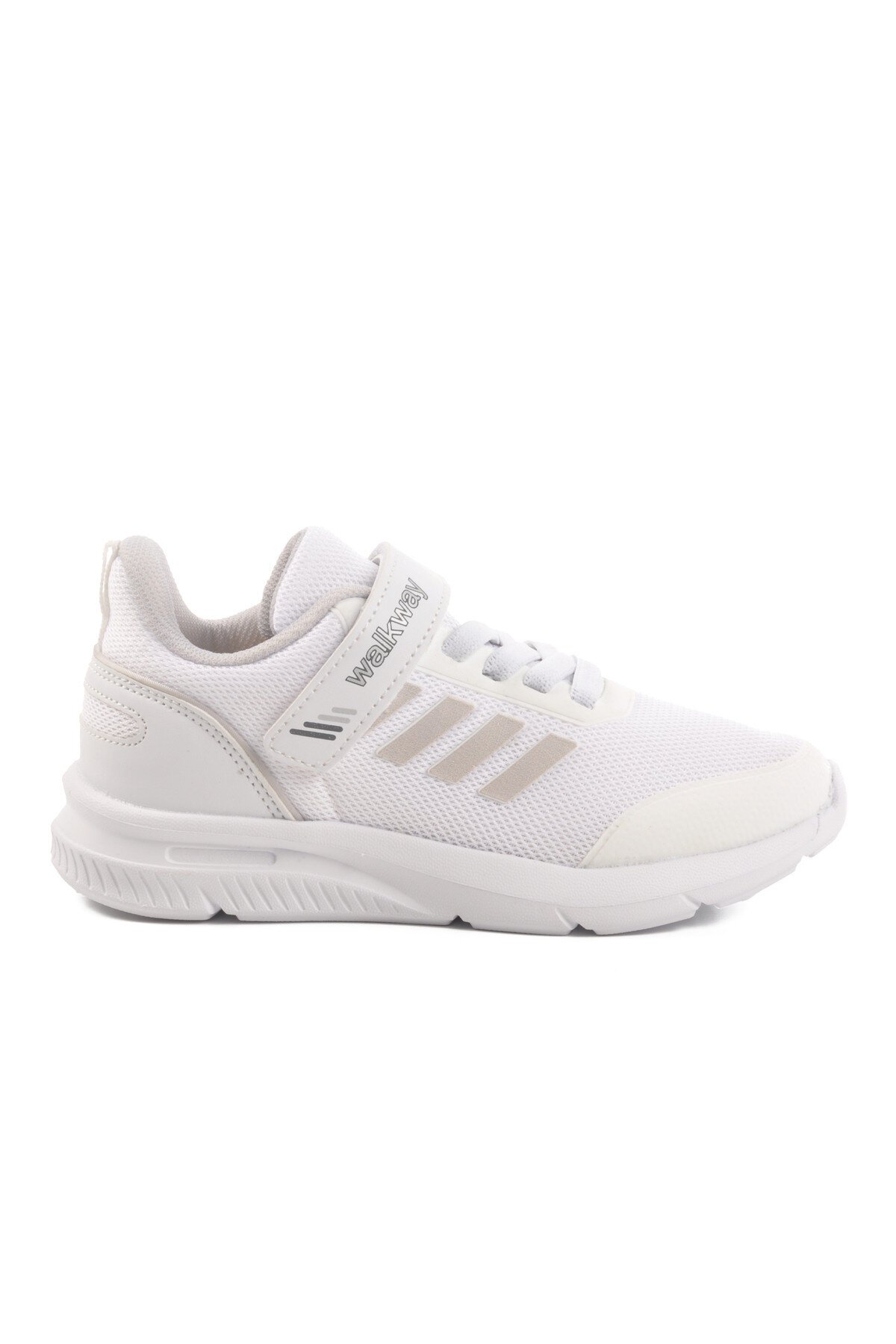 Beyaz Cırtlı Çocuk Spor Ayakkabı  Fav 100 F