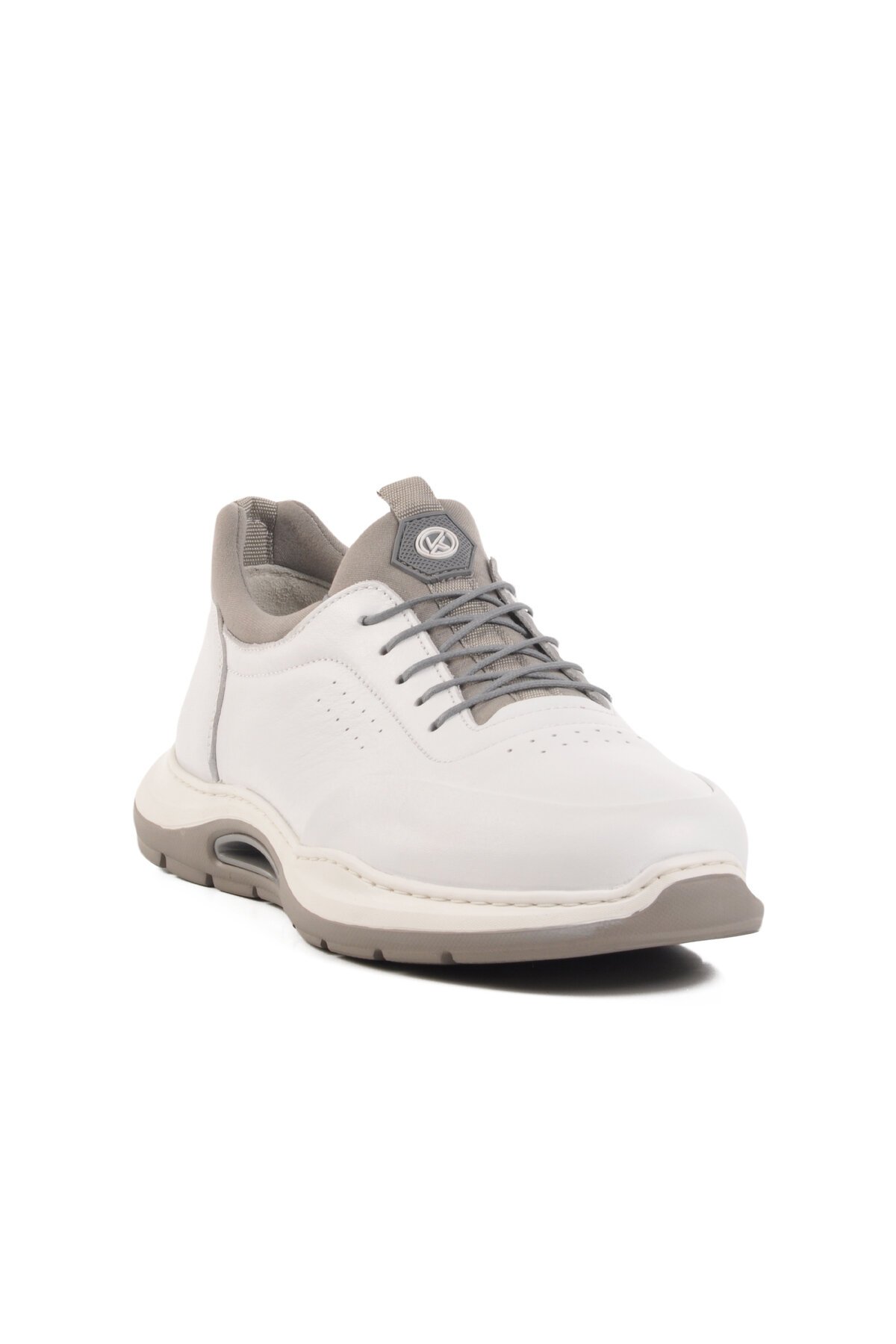 Beyaz Hakiki Deri Erkek Casual Ayakkabı 5Y2844-8225 M